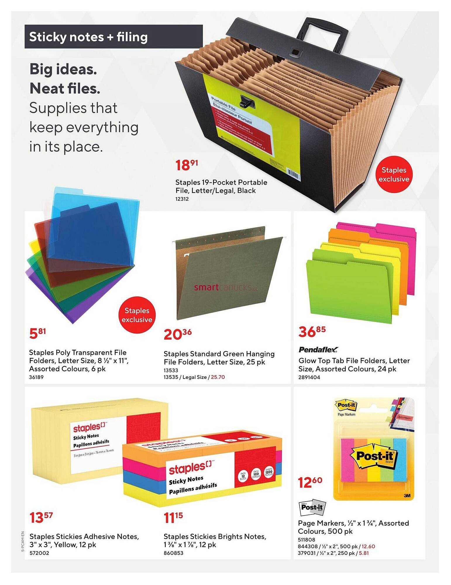 Staples flyer