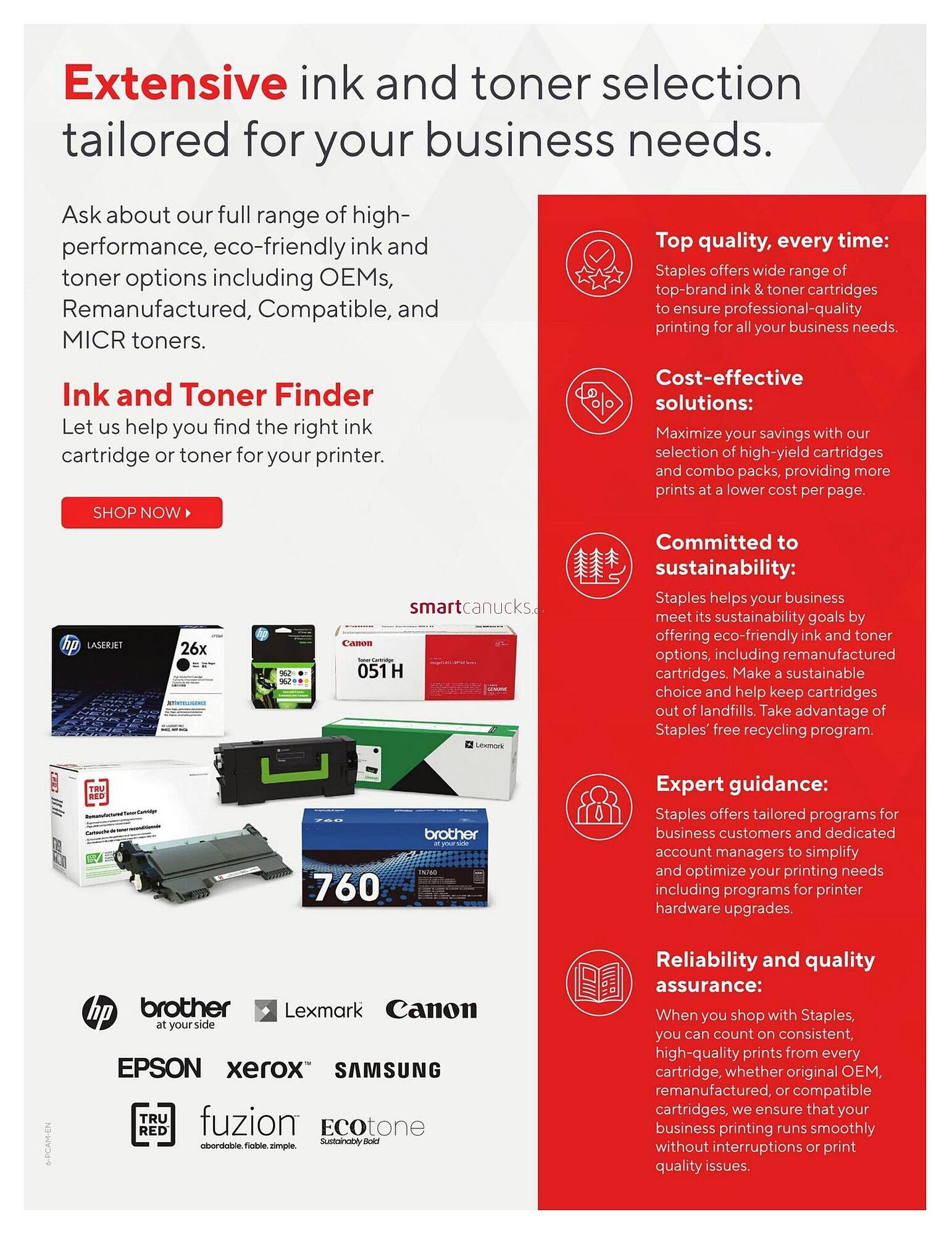 Staples flyer