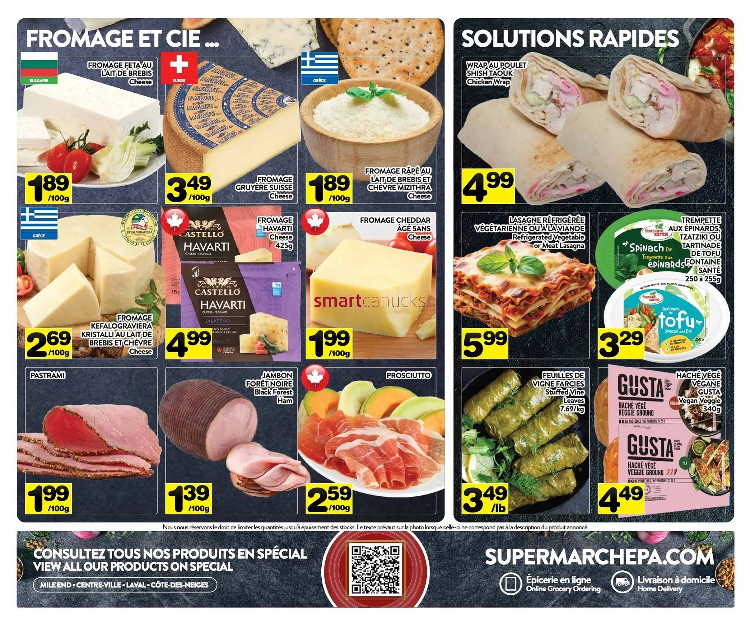 Supermarché PA flyer