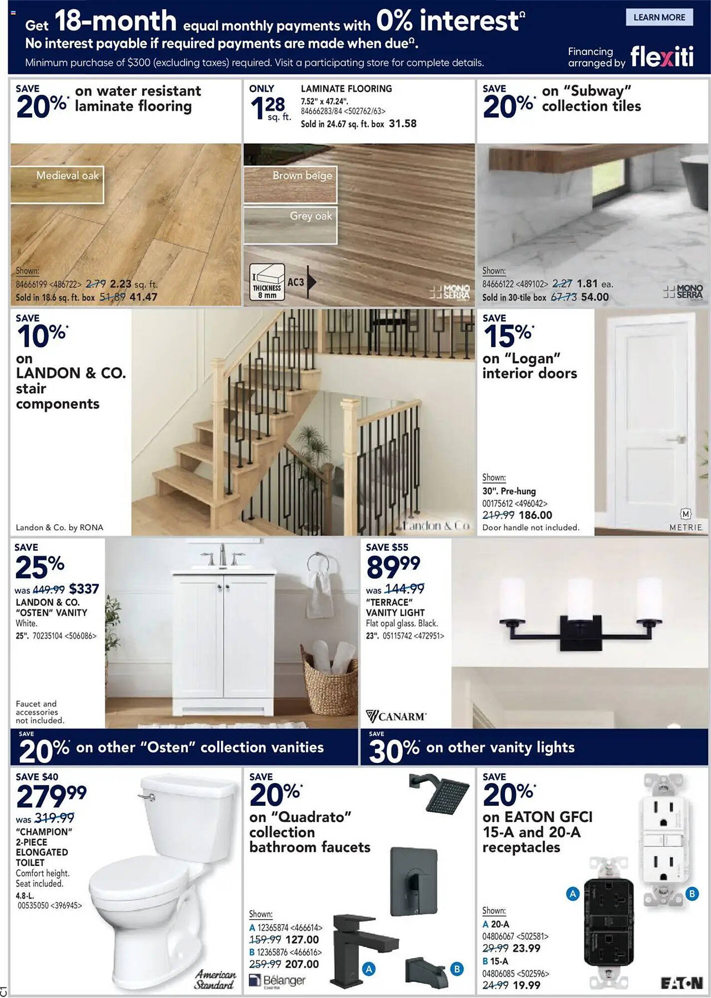 RONA flyer