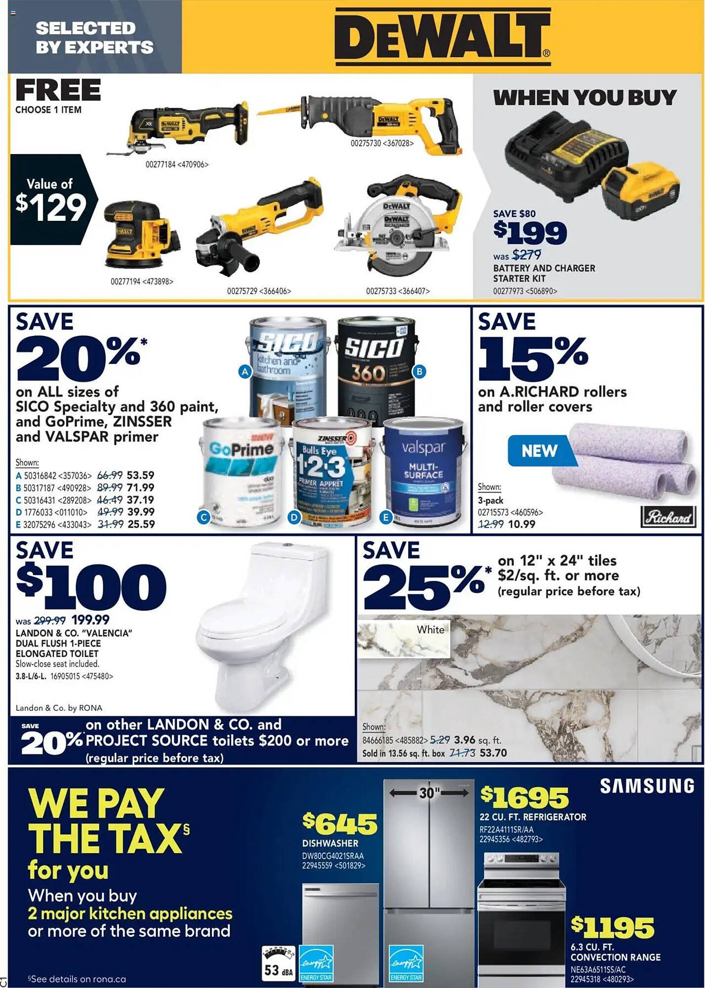 RONA flyer
