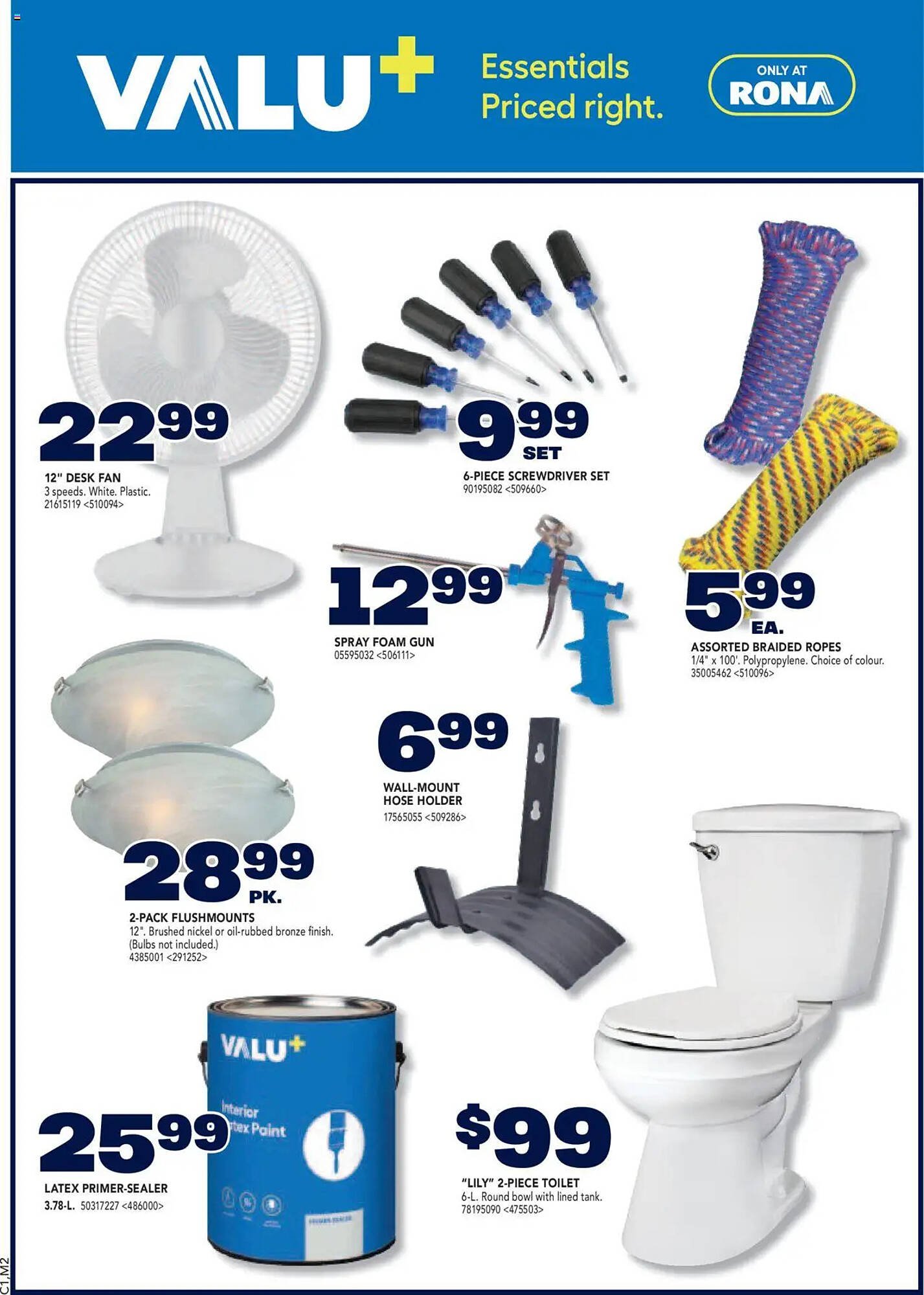 RONA flyer