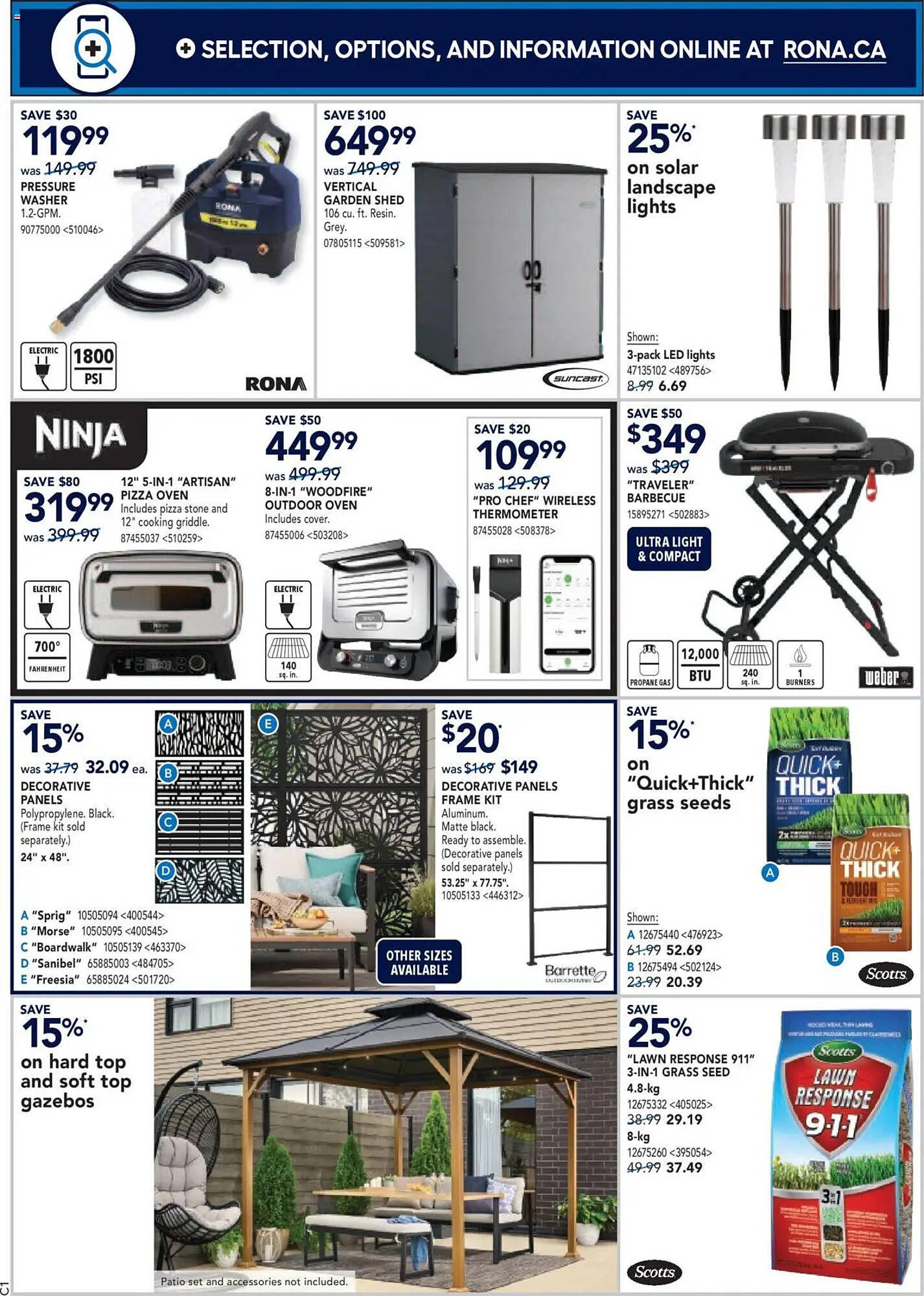RONA flyer