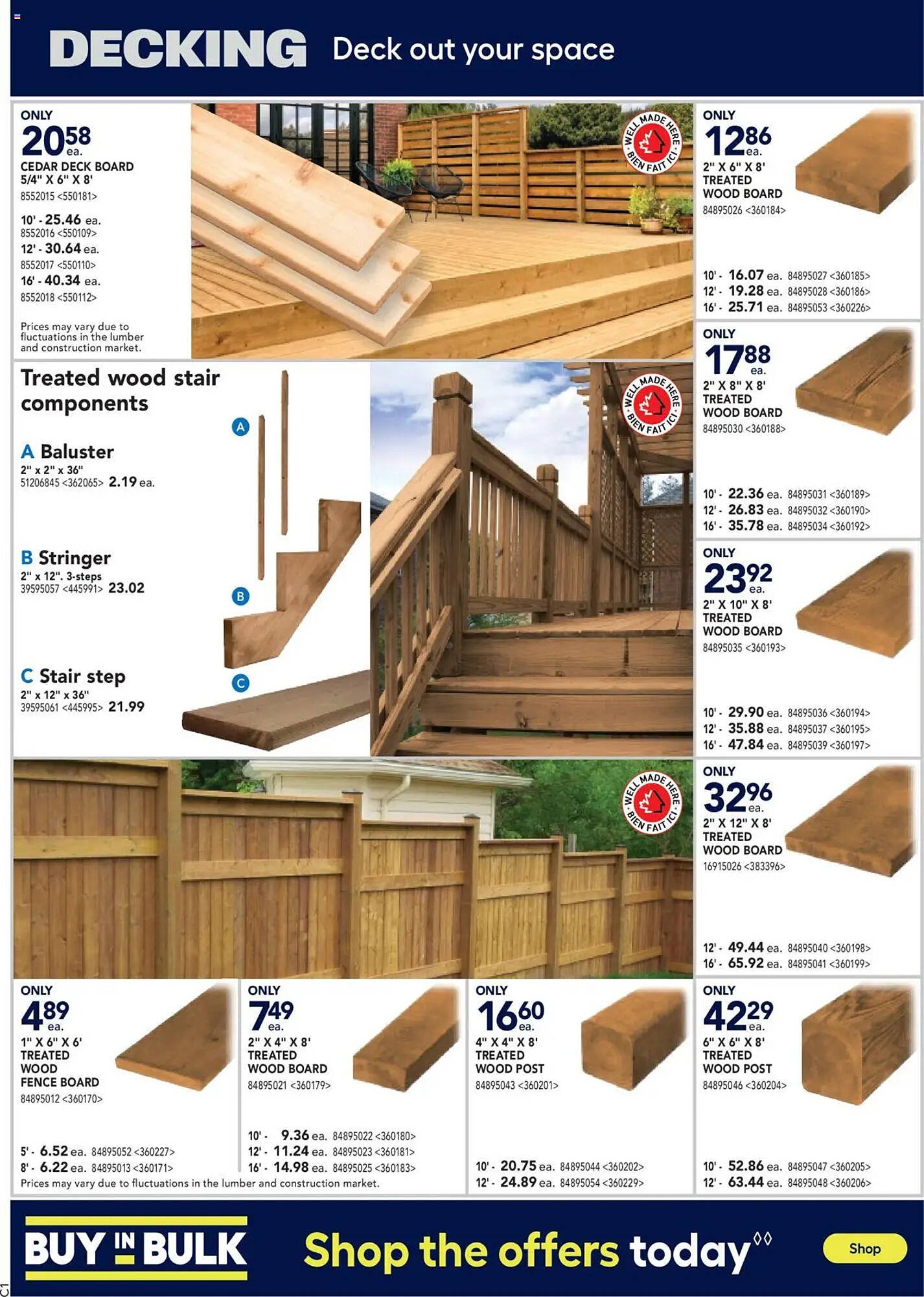 RONA flyer