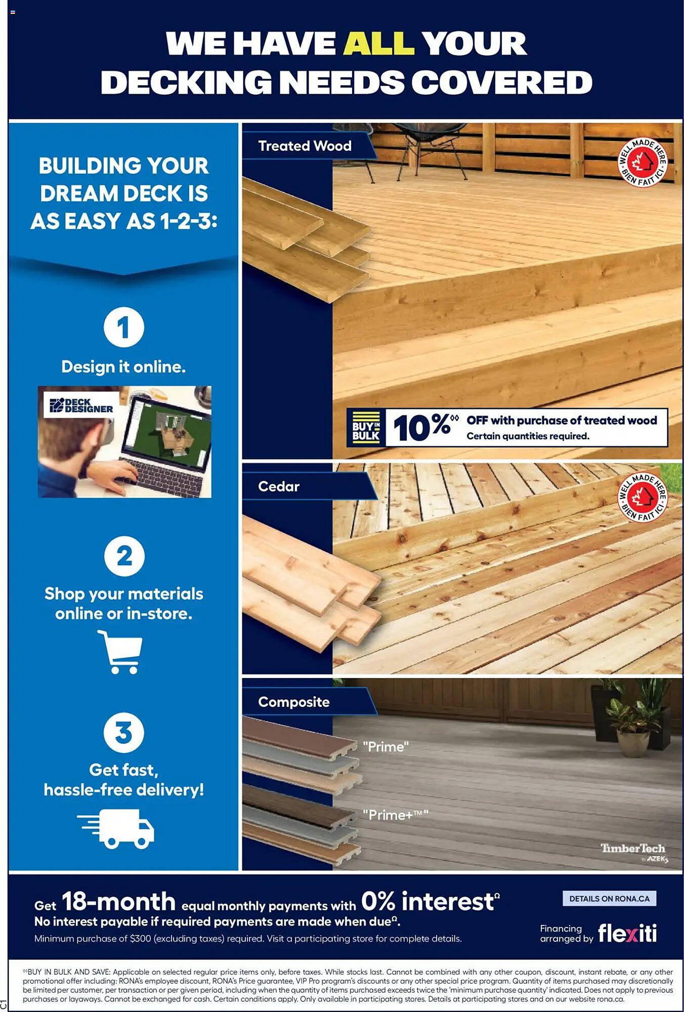 RONA flyer