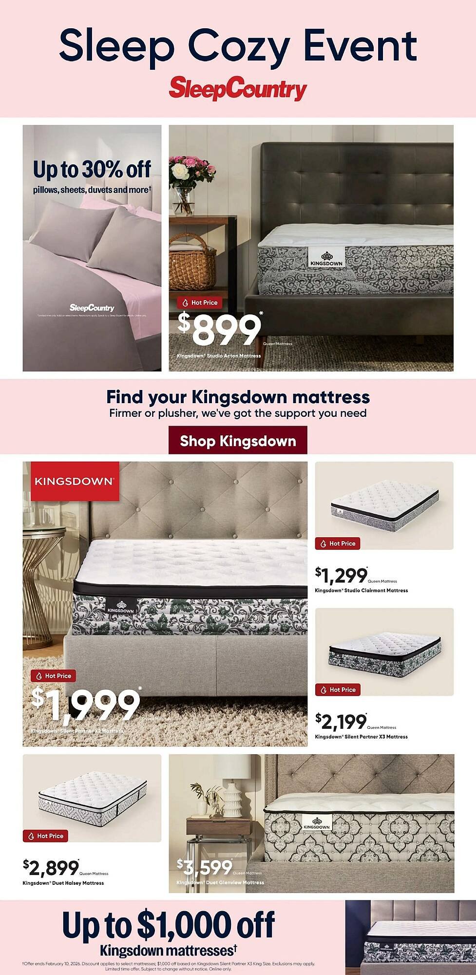 Sleep Country flyer (2026-01-21 - 2026-02-03) | 1
