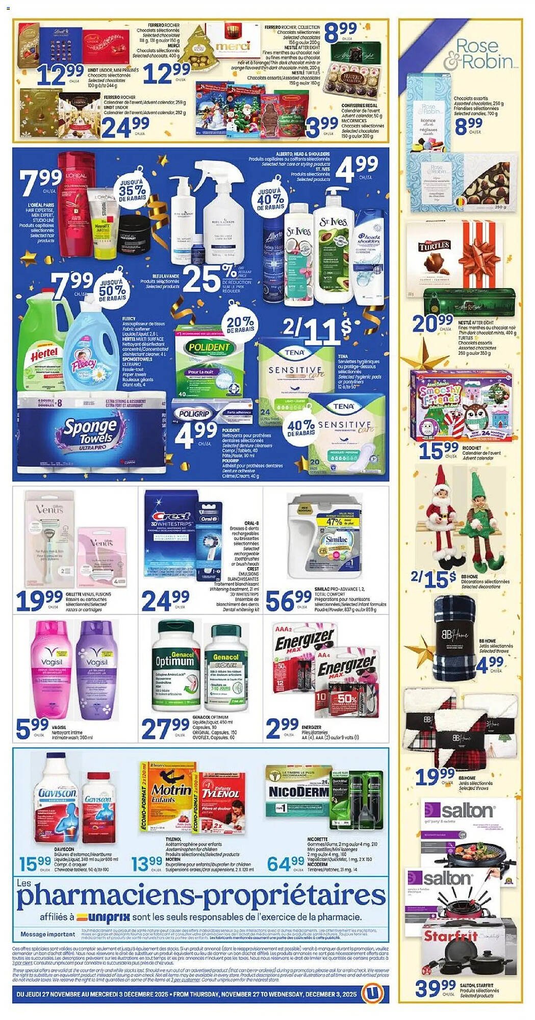 Uniprix flyer (2025-11-27 - 2025-12-03) | 2