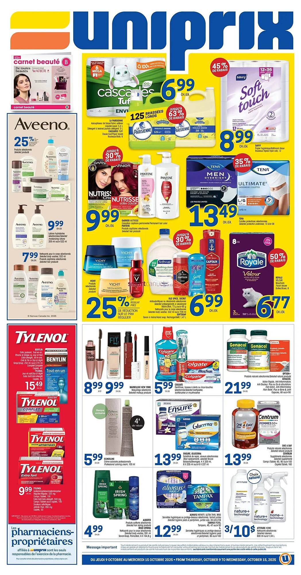 Uniprix flyer (2025-10-09 - 2025-10-15) | 1