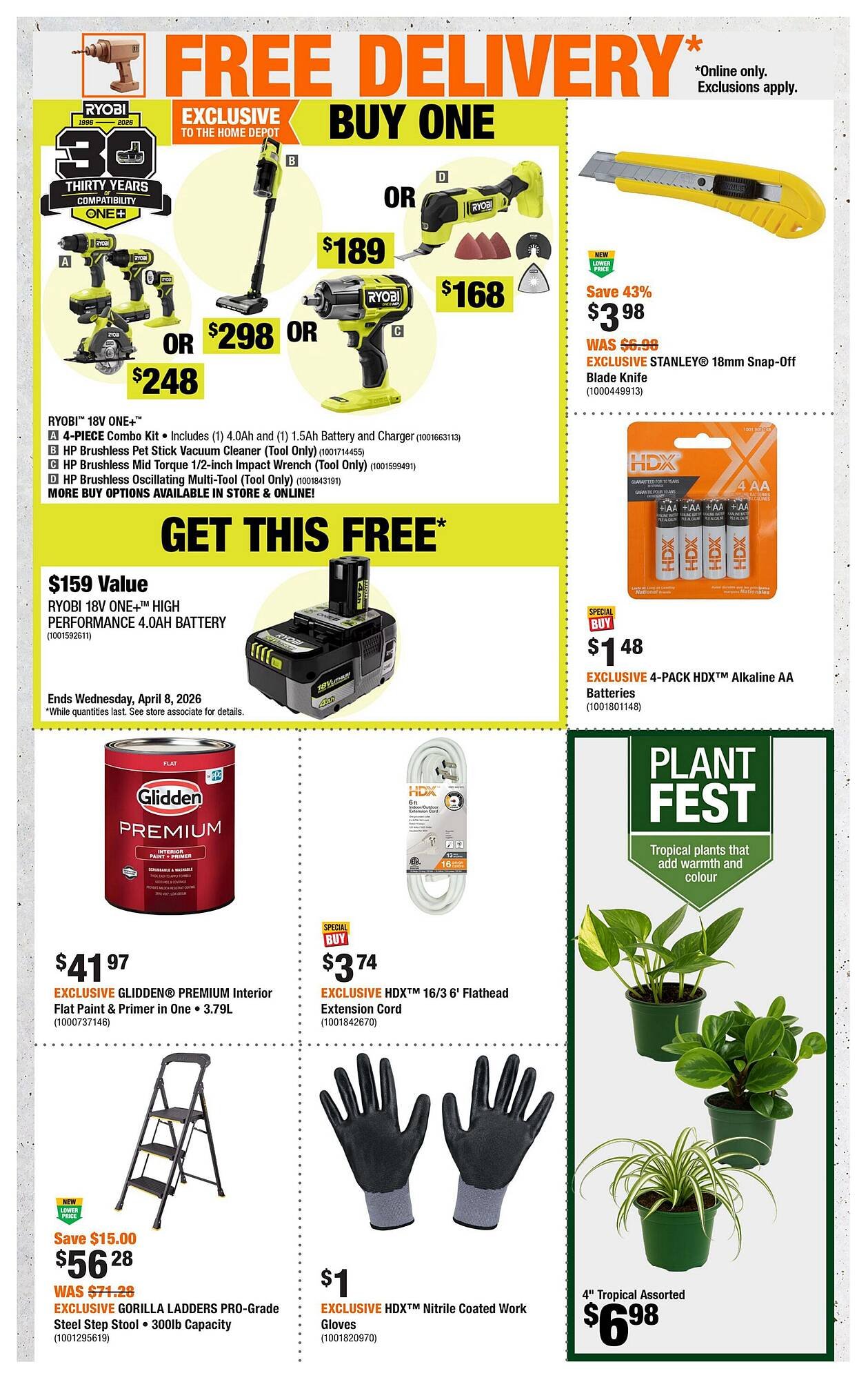 Home Depot flyer