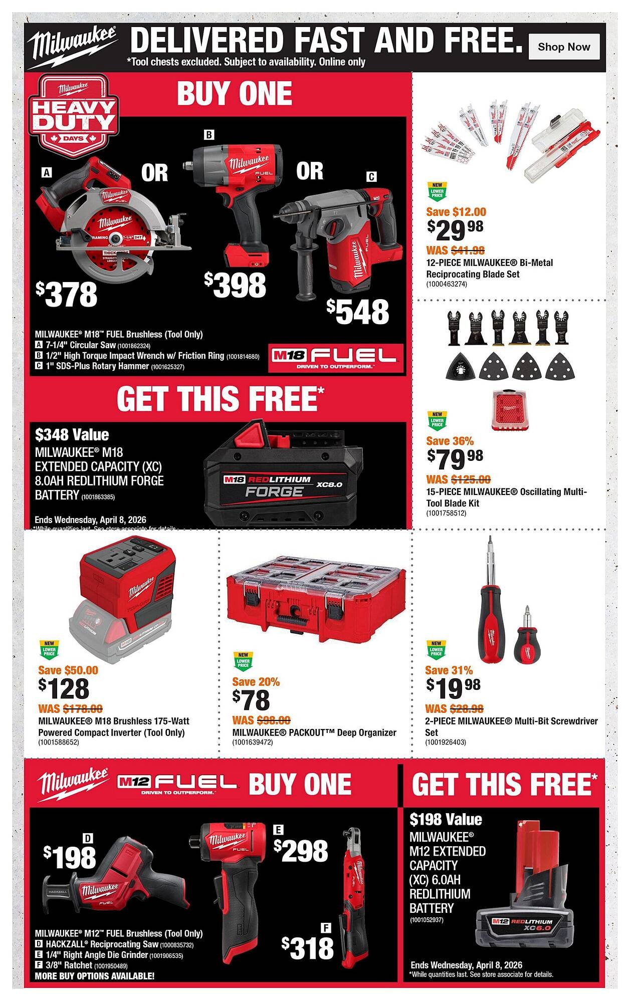Home Depot flyer