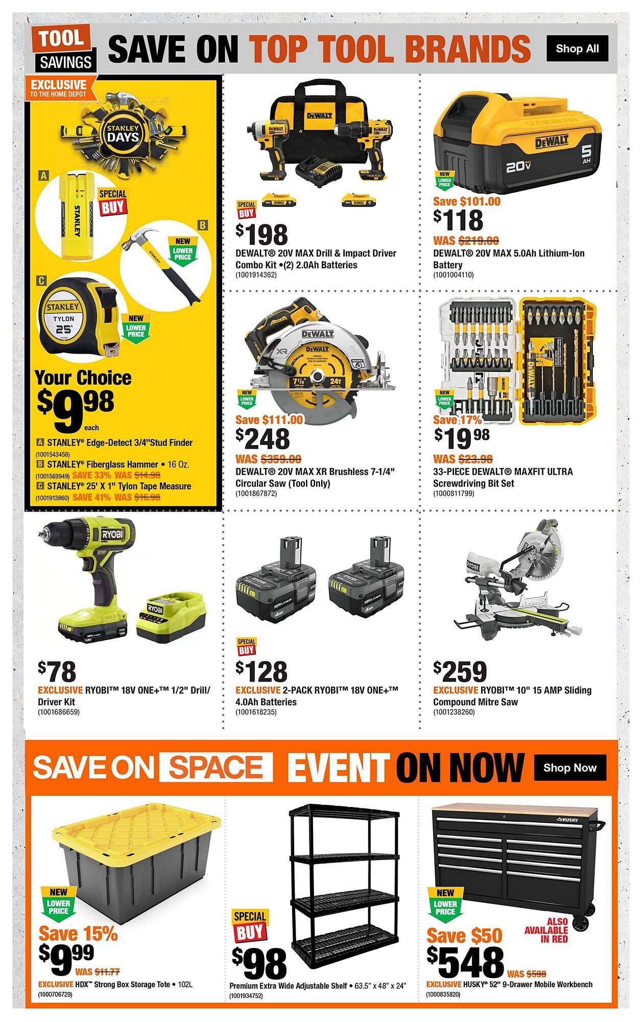 Home Depot flyer