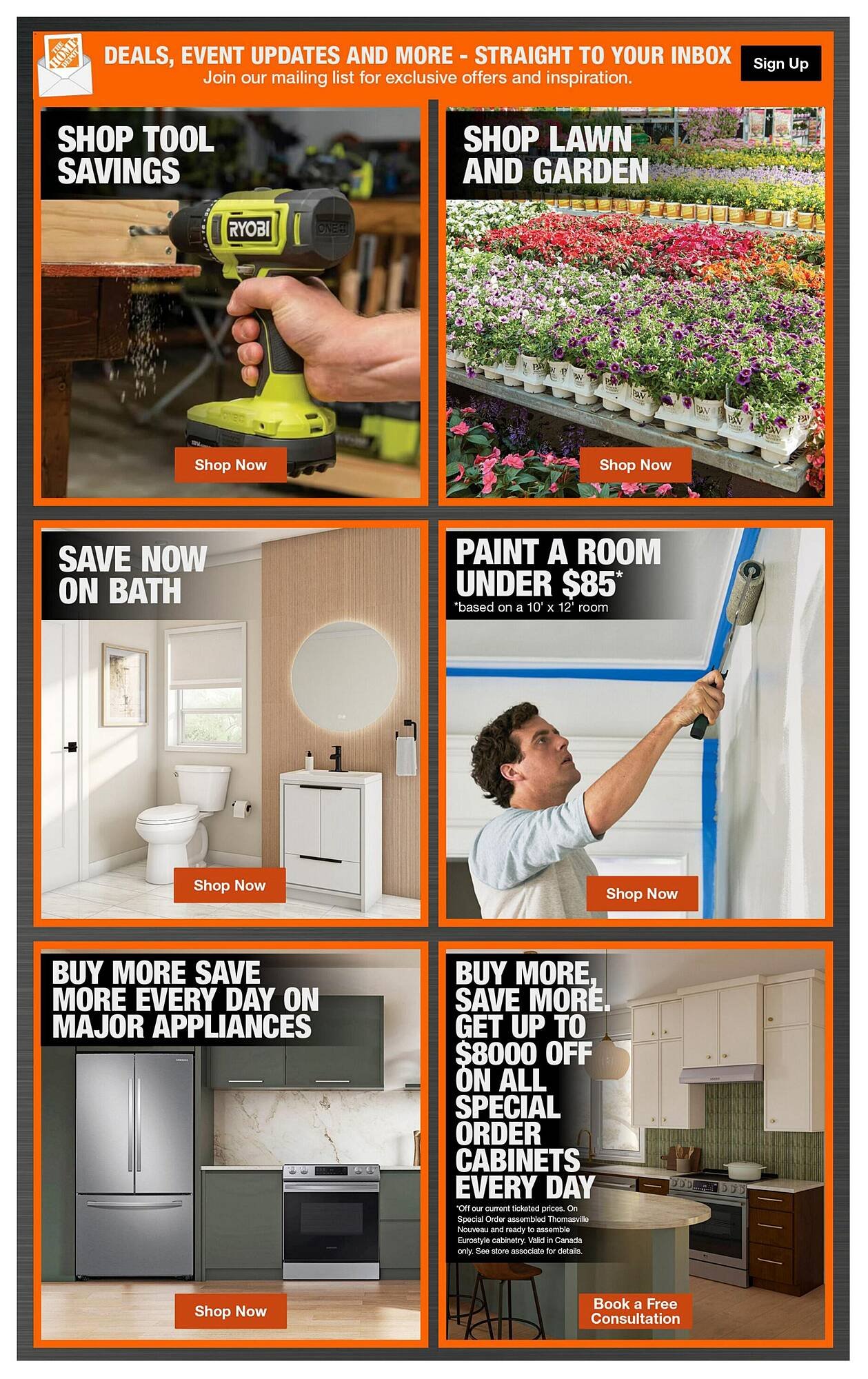 Home Depot flyer