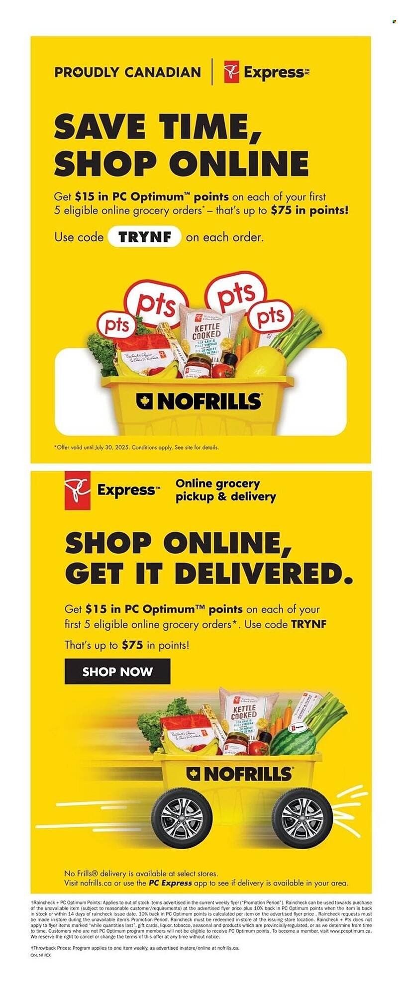 No Frills flyer