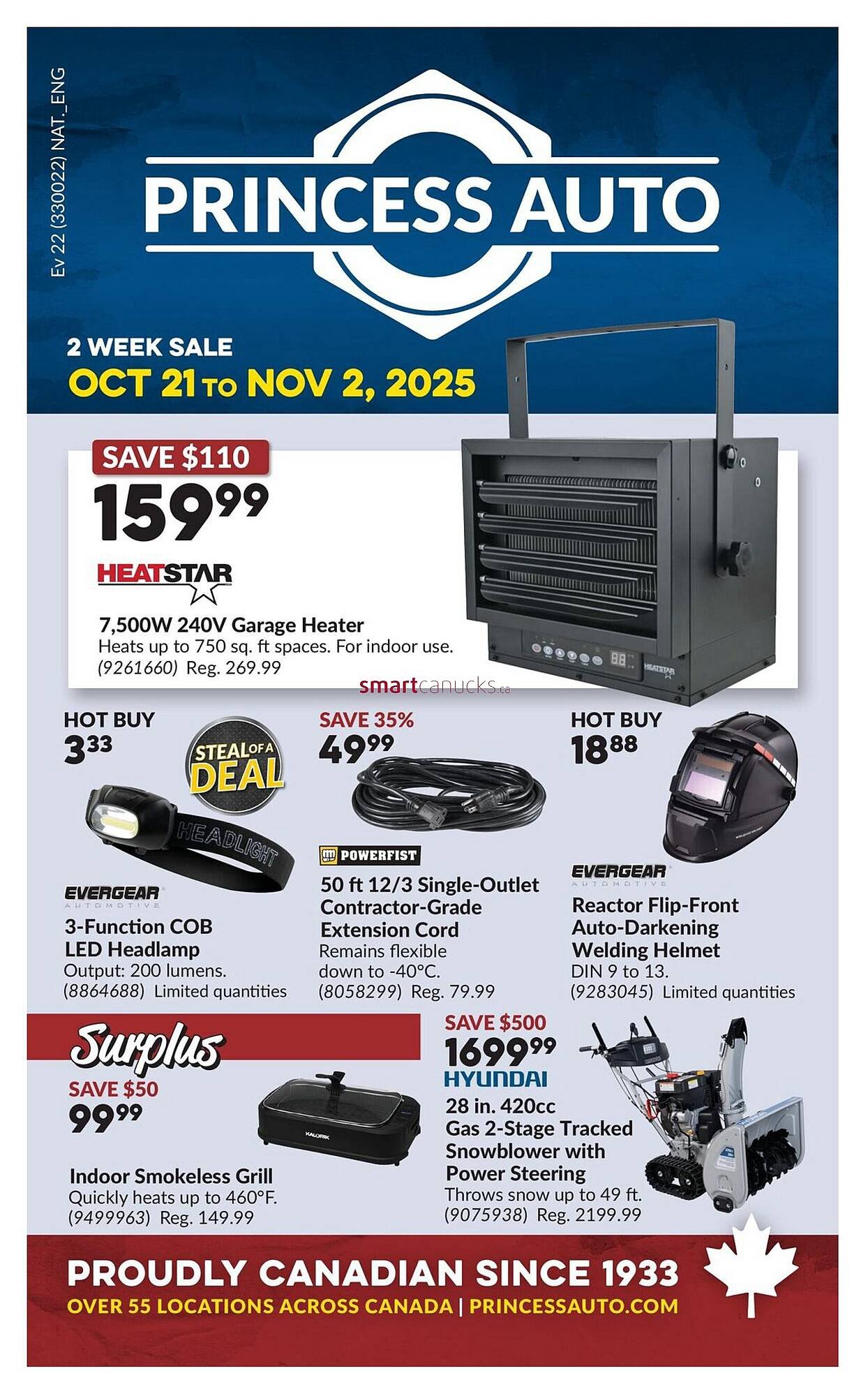 Princess Auto flyer (2025-10-16 - 2025-10-26) | 1