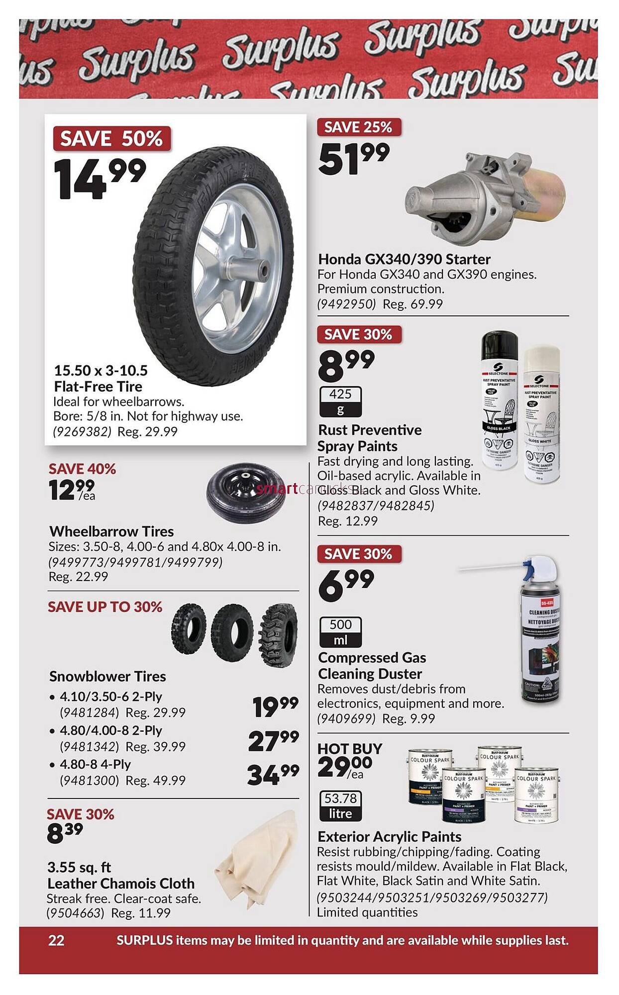 Princess Auto flyer
