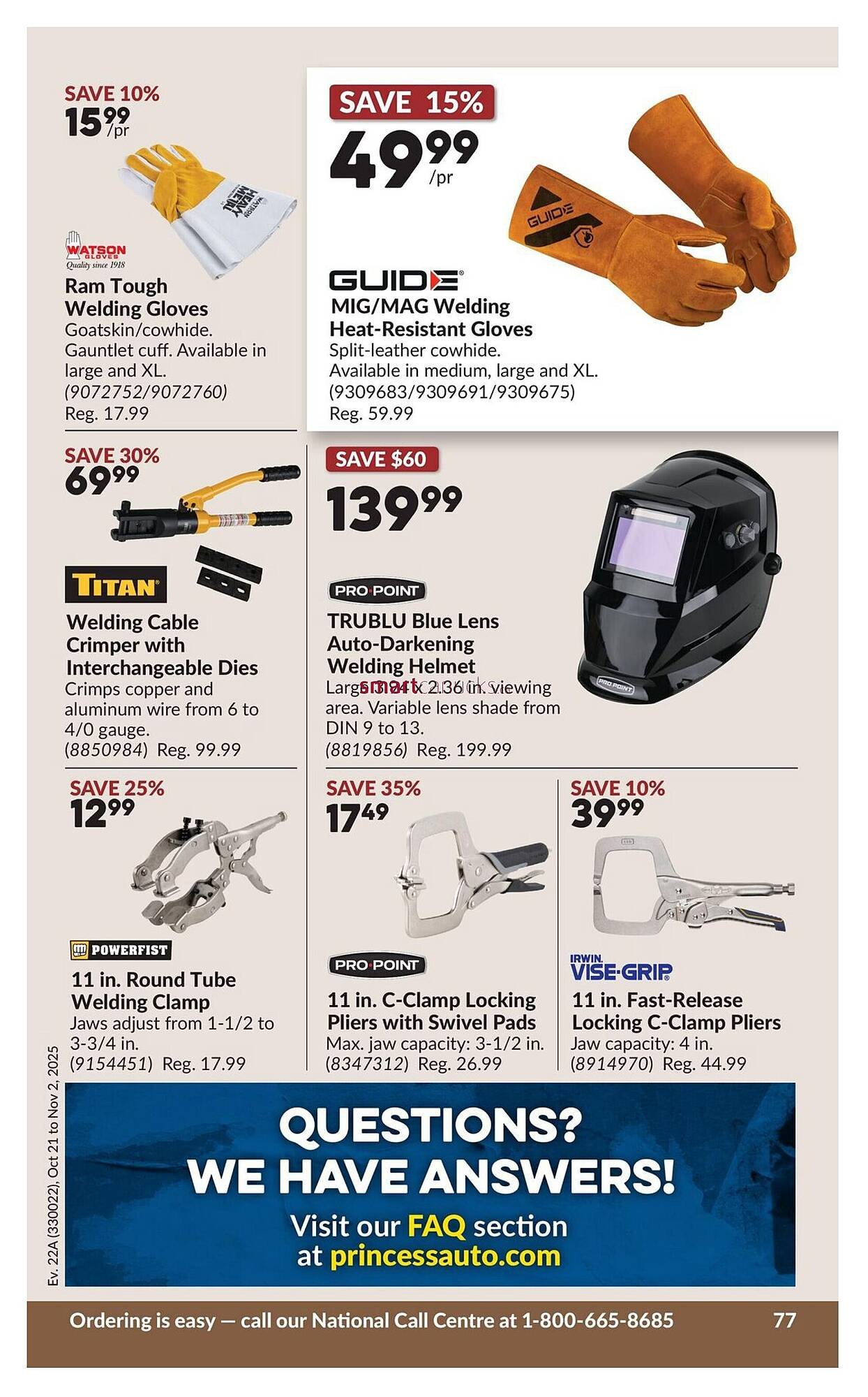 Princess Auto flyer