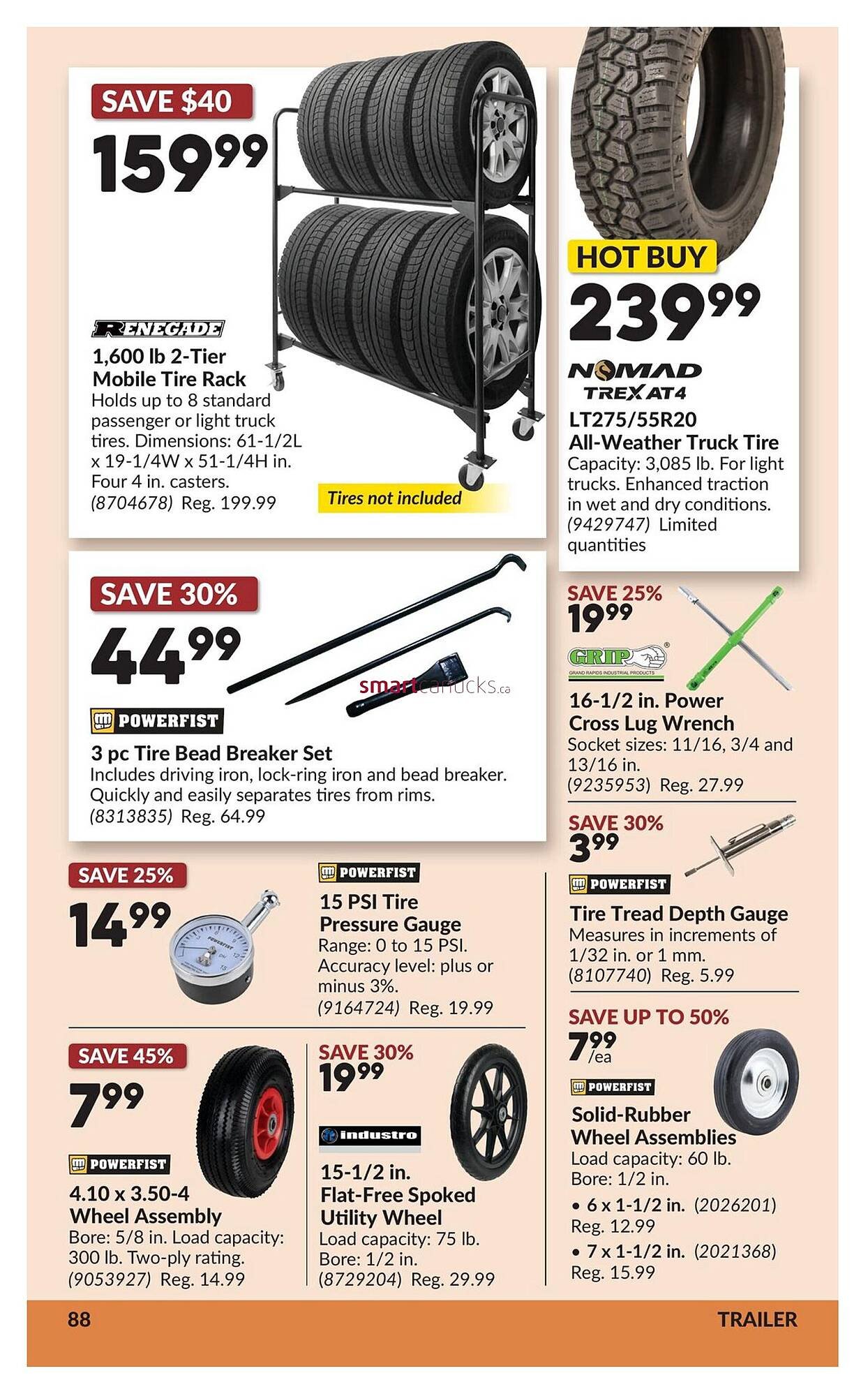 Princess Auto flyer
