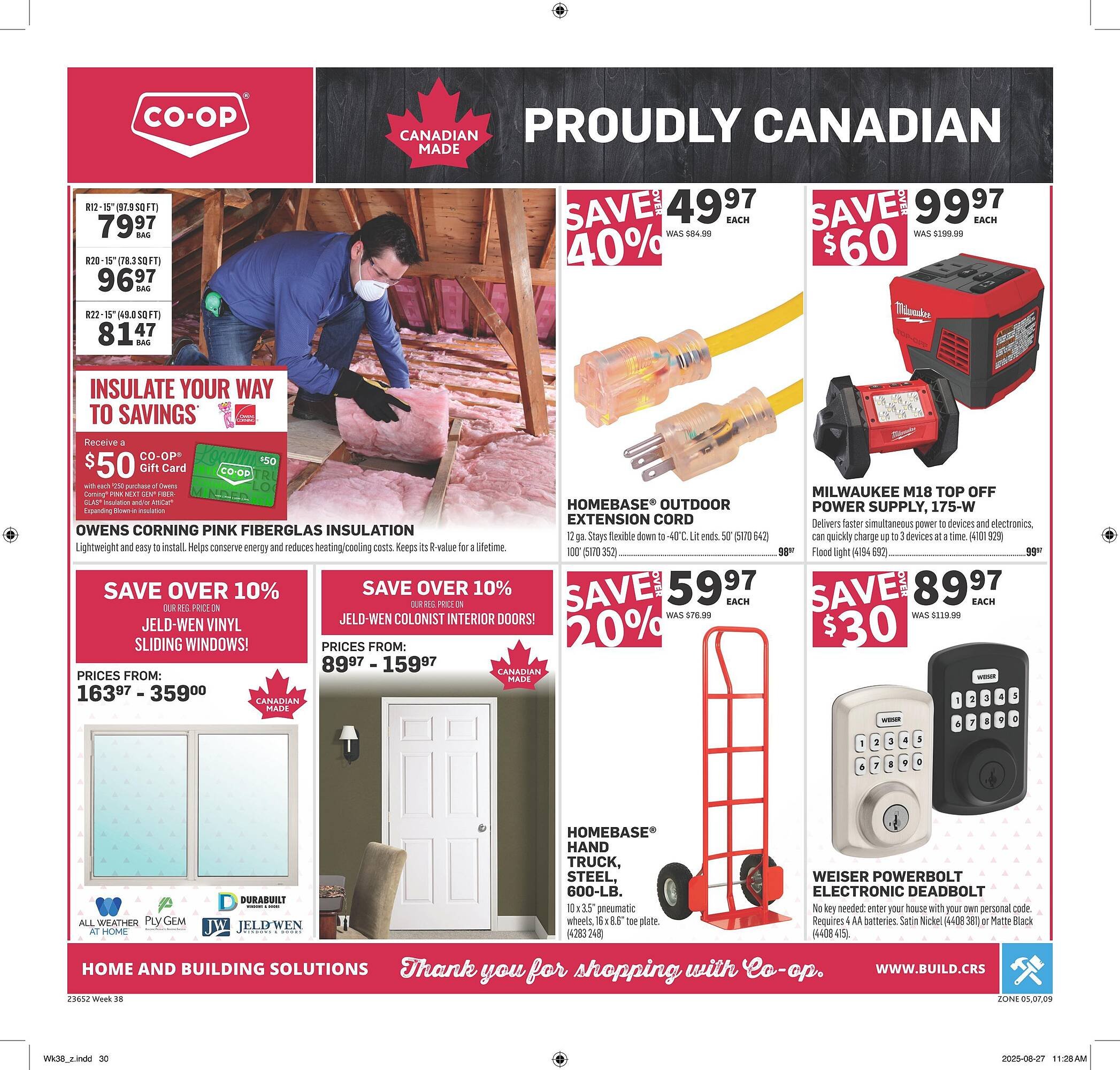 Co-op flyer