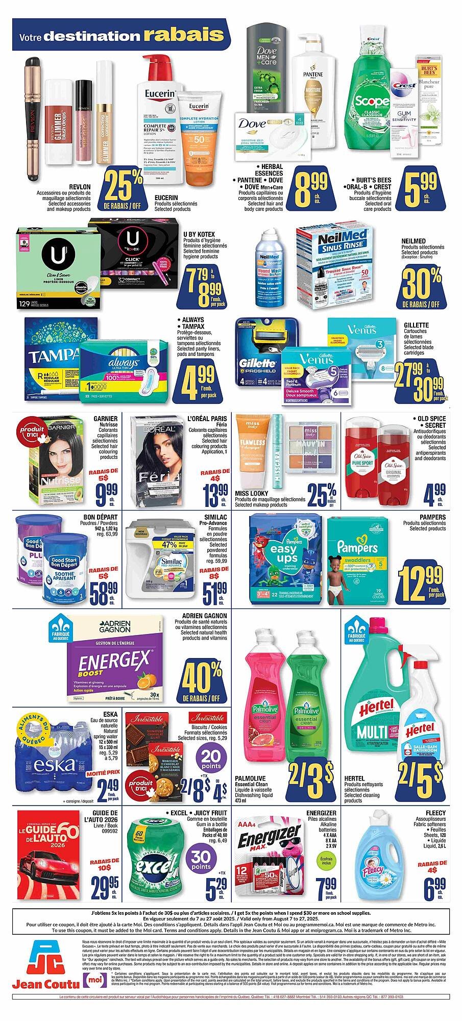 Jean Coutu flyer