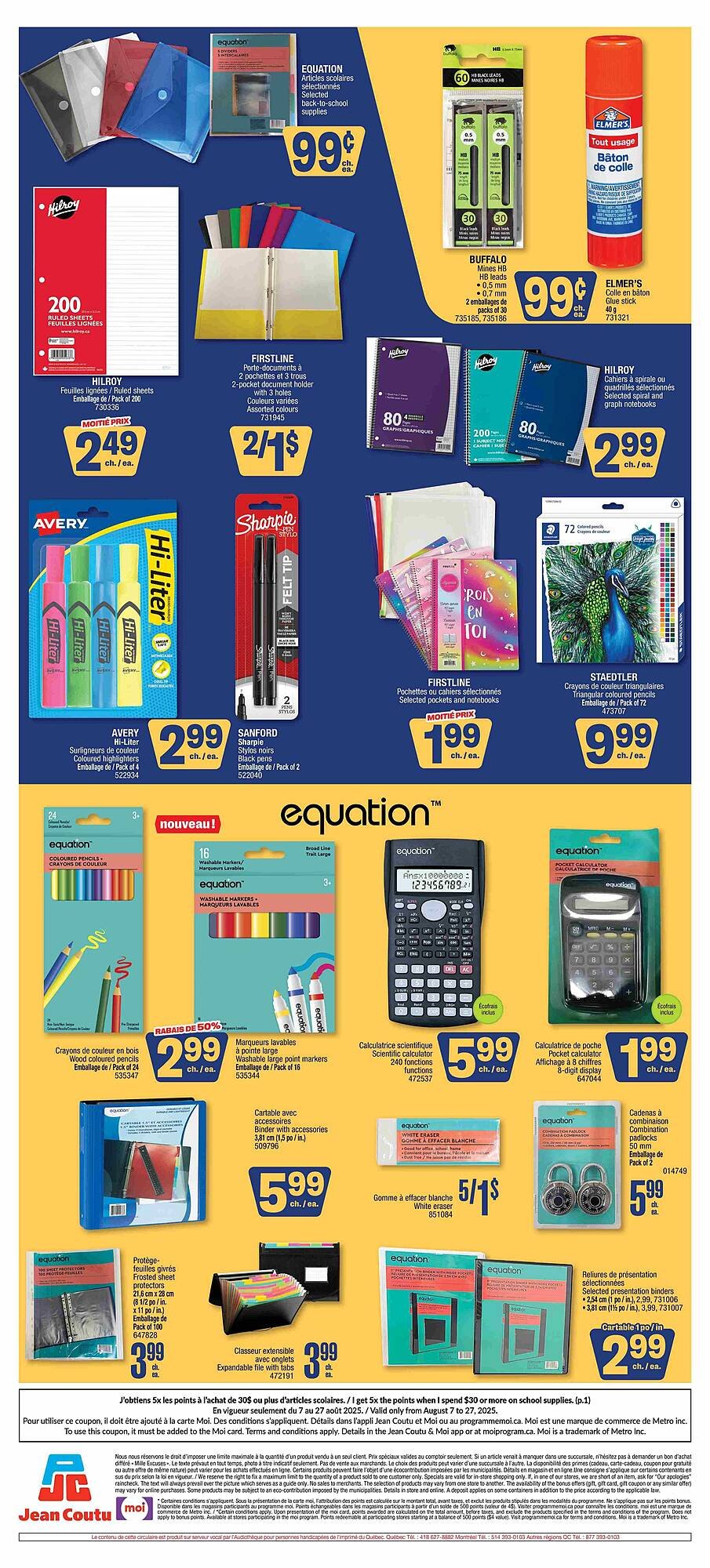 Jean Coutu flyer