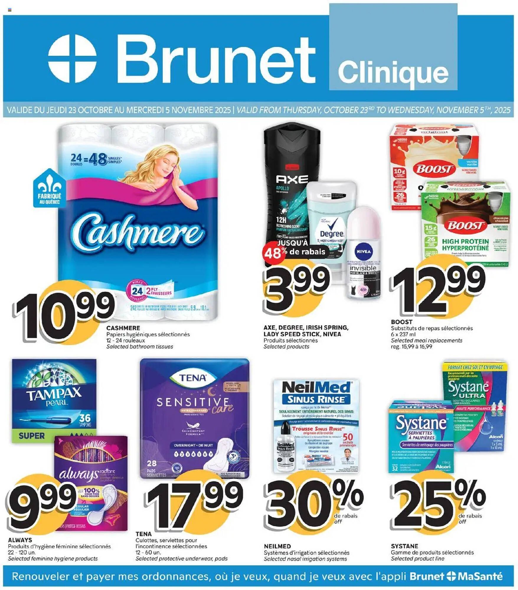 Brunet flyer (2025-10-23 - 2025-11-05) | 1