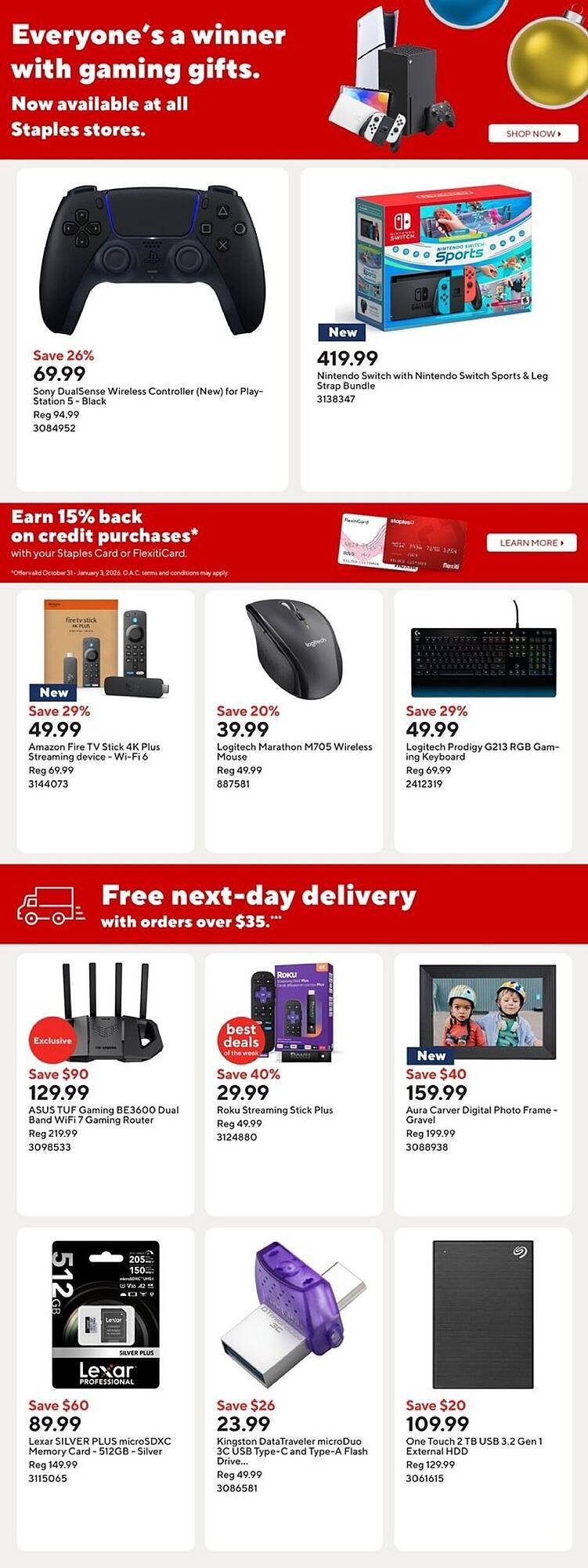 Staples flyer (2025-12-05 - 2025-12-25) | 13