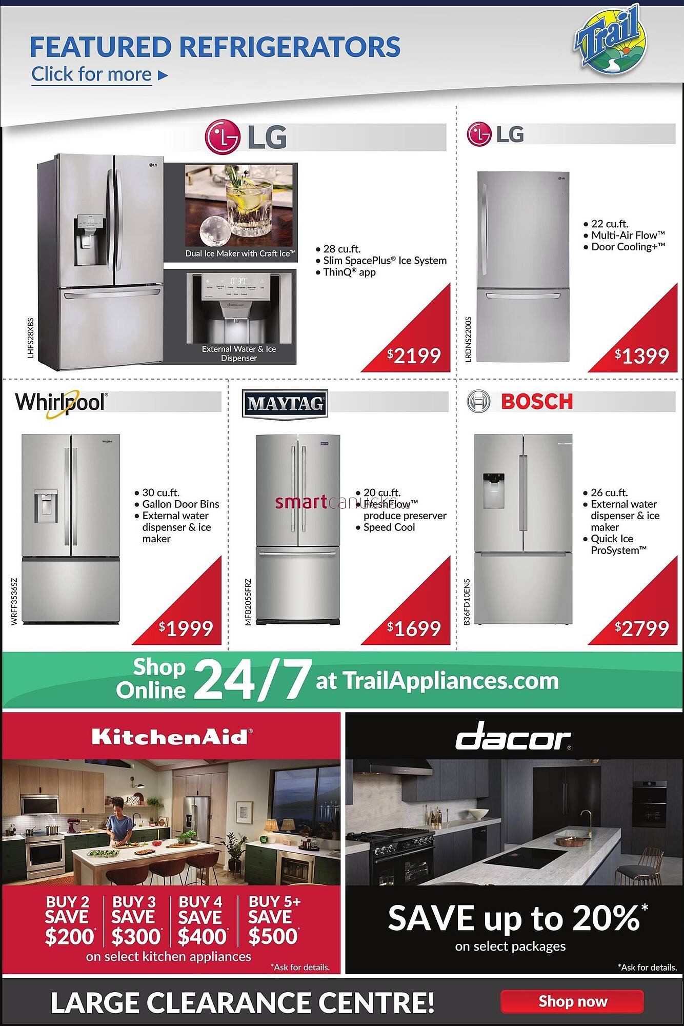 Trail Appliances flyer