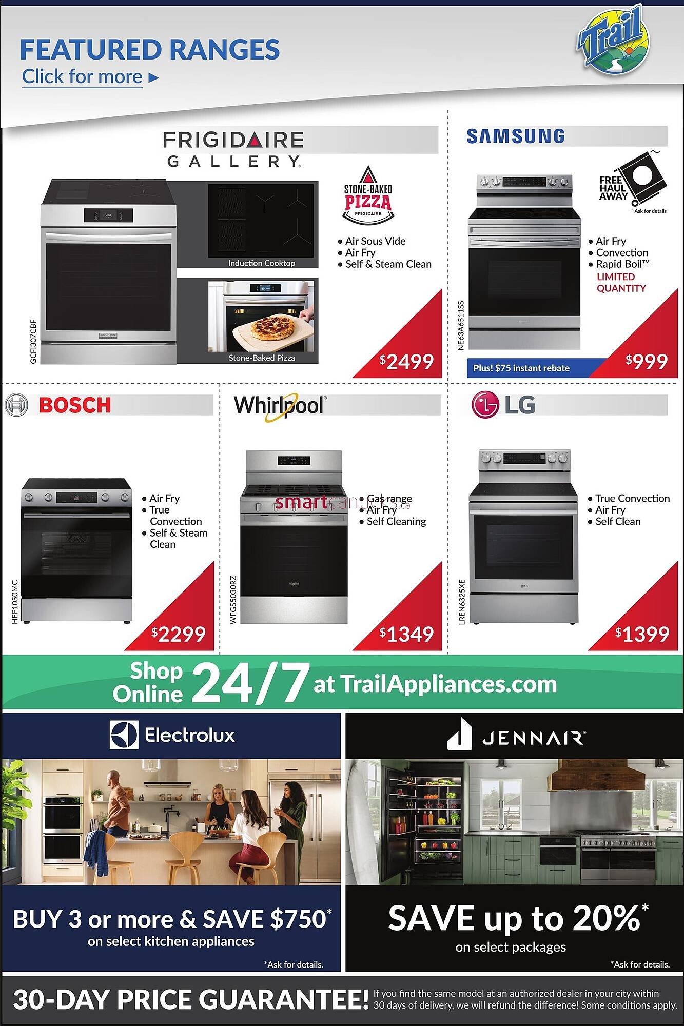 Trail Appliances flyer