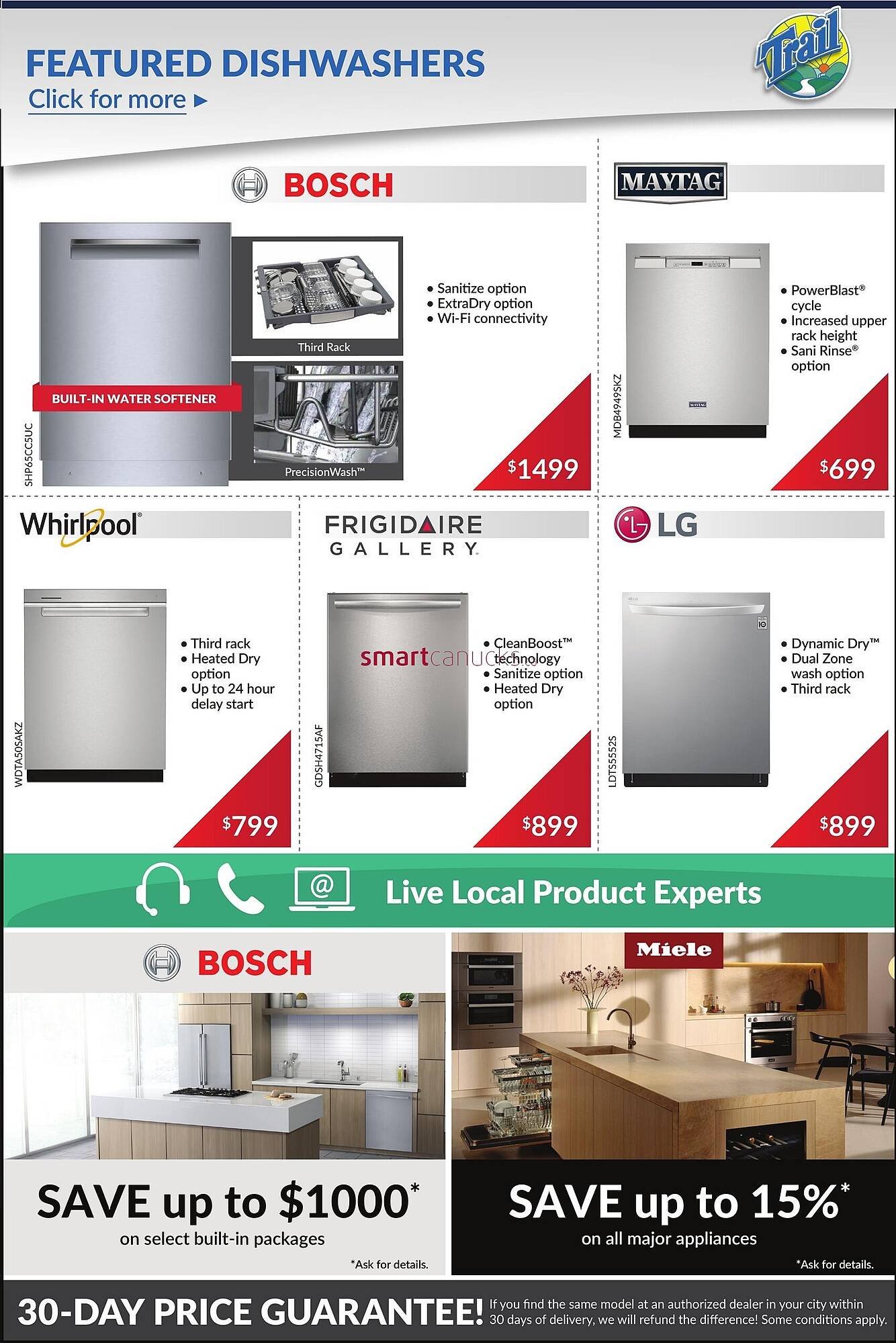 Trail Appliances flyer