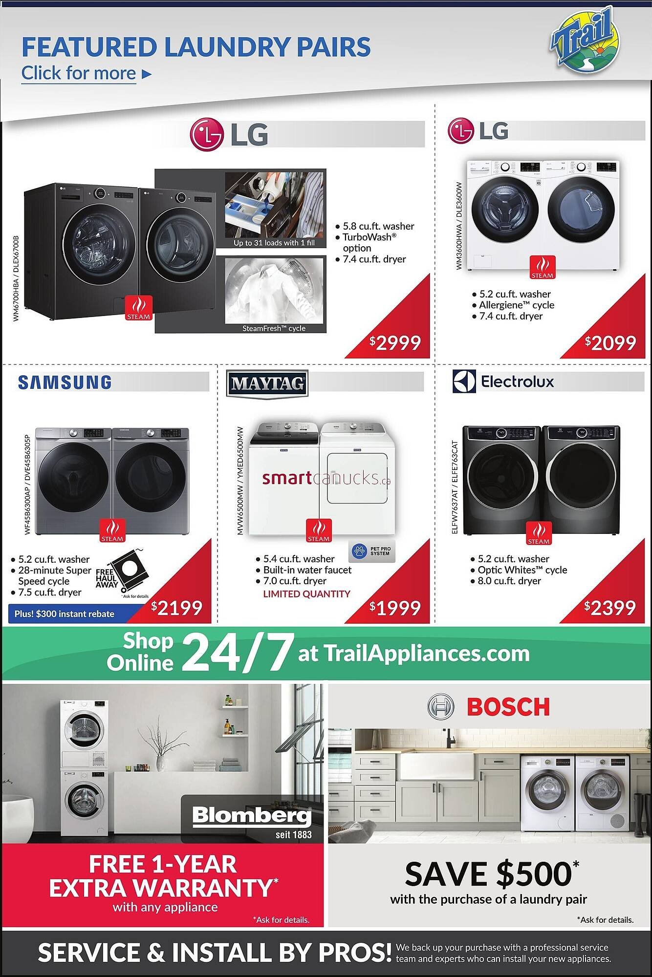 Trail Appliances flyer