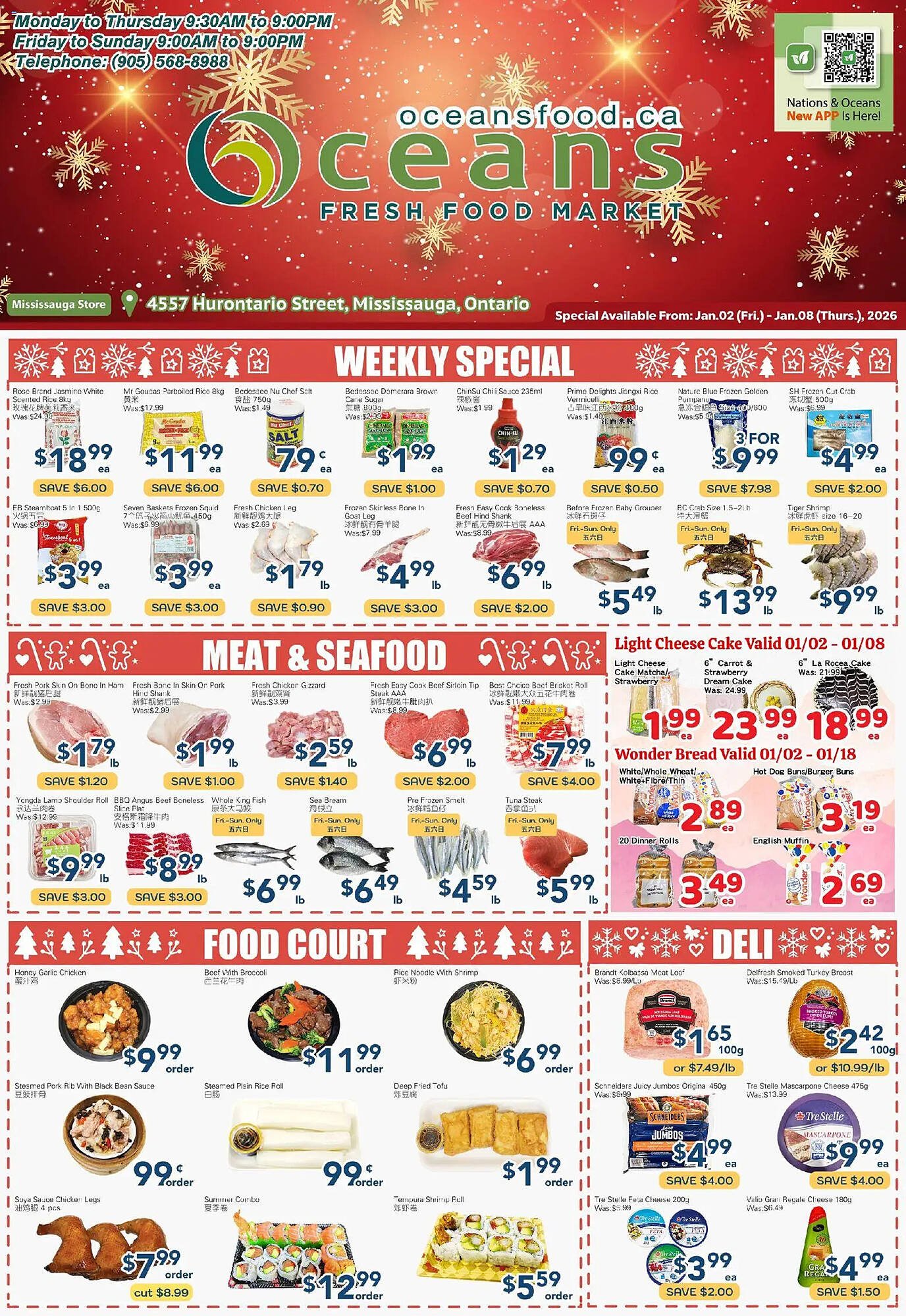 Oceans Fresh Food Market flyer (2026-01-02 - 2026-01-09) | 1