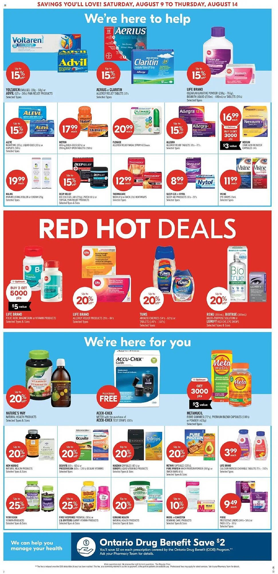 Shoppers Drug Mart flyer