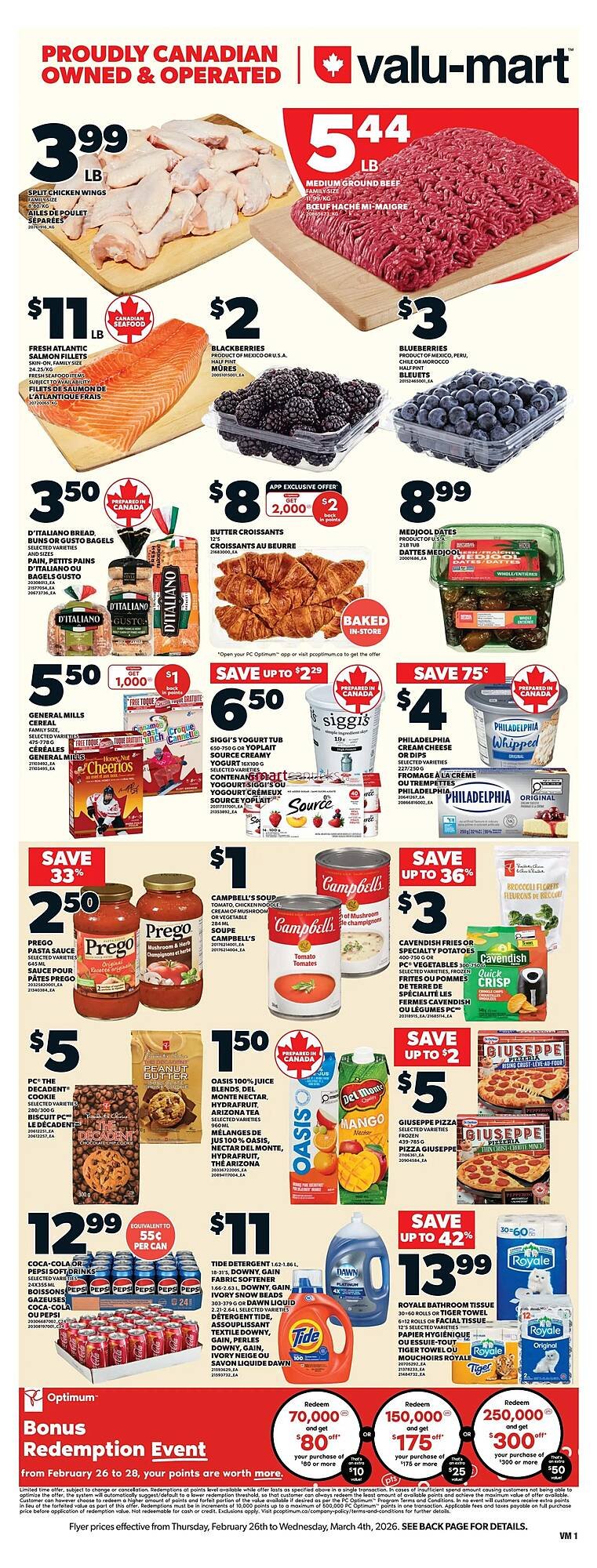 Valu-mart flyer (2026-02-26 - 2026-03-04) | 1