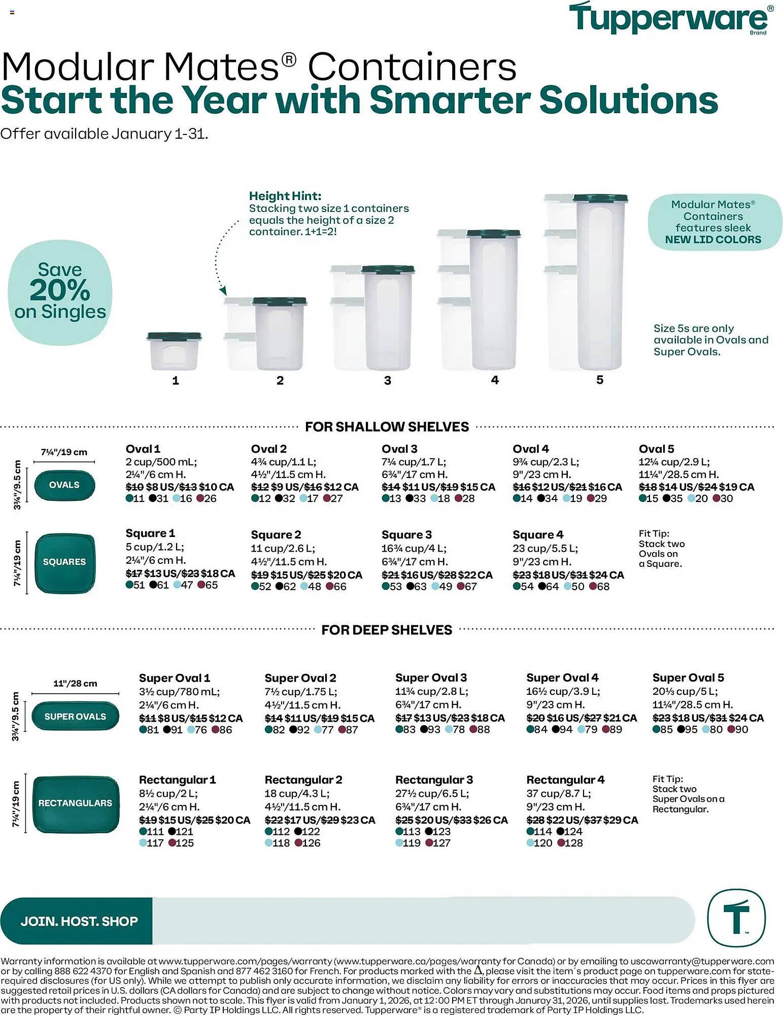 Tupperware flyer (2026-01-01 - 2026-02-01) | 1