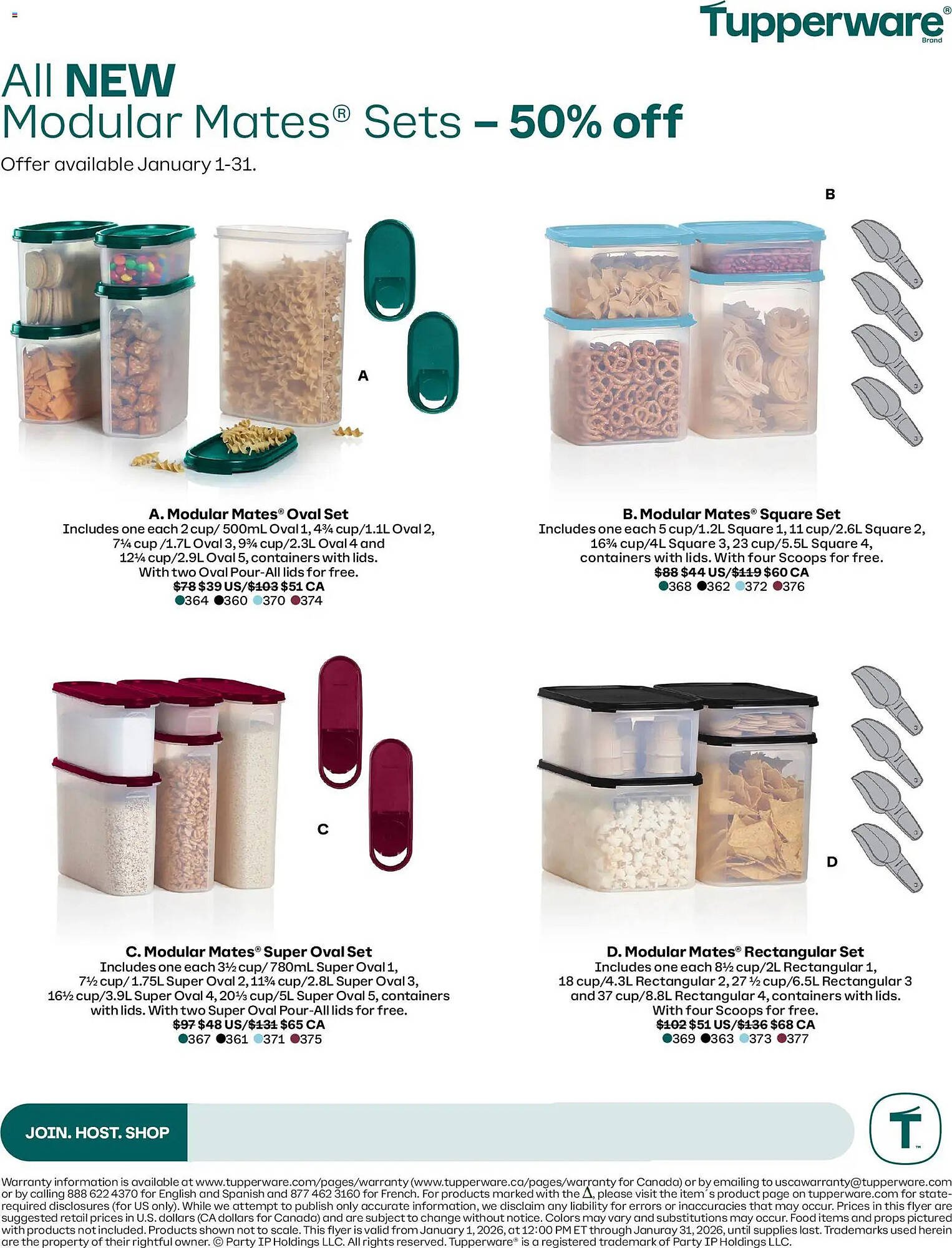 Tupperware flyer (2026-01-01 - 2026-02-01) | 2