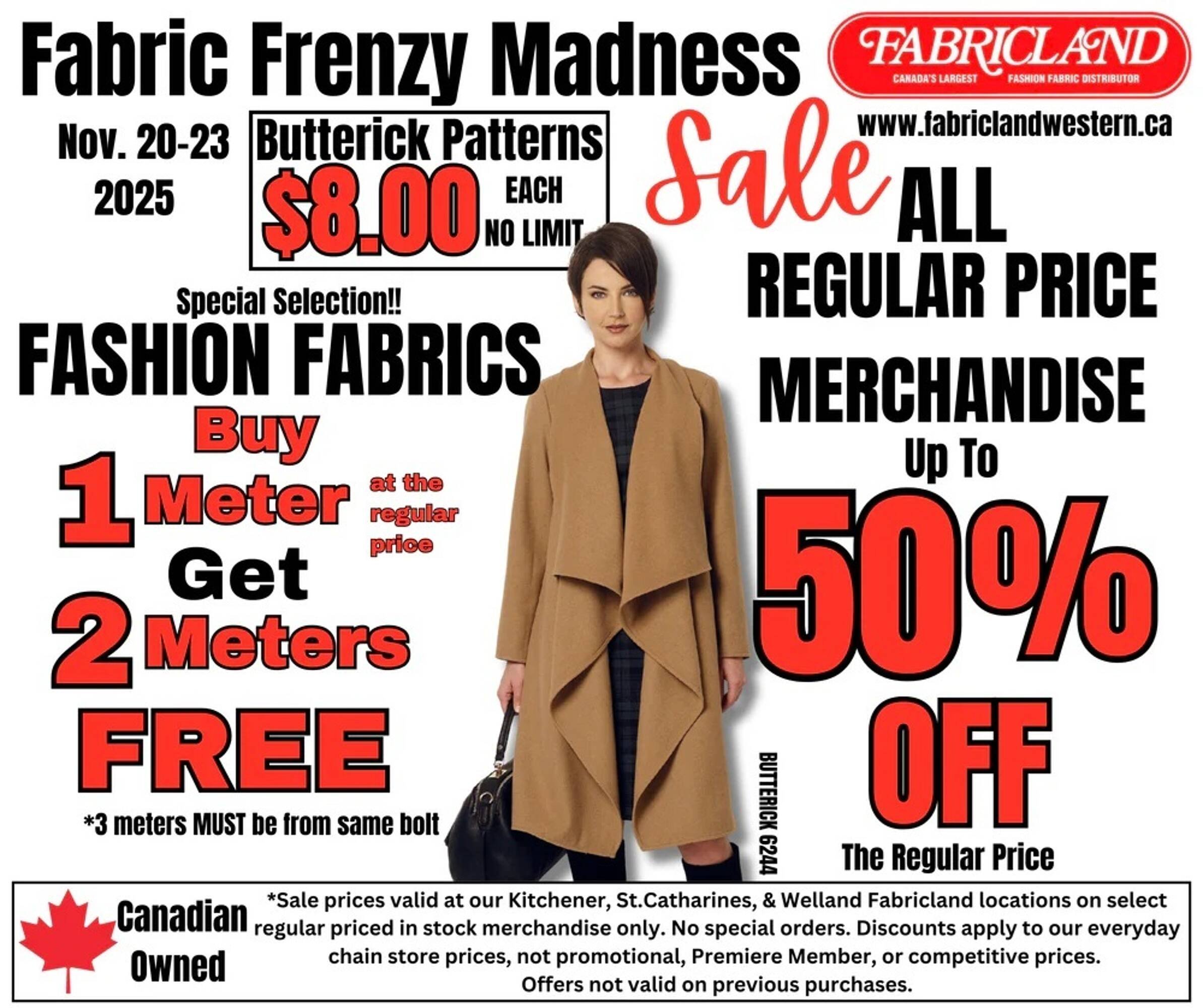 Fabricland flyer (2025-11-20 - 2025-11-26) | 1