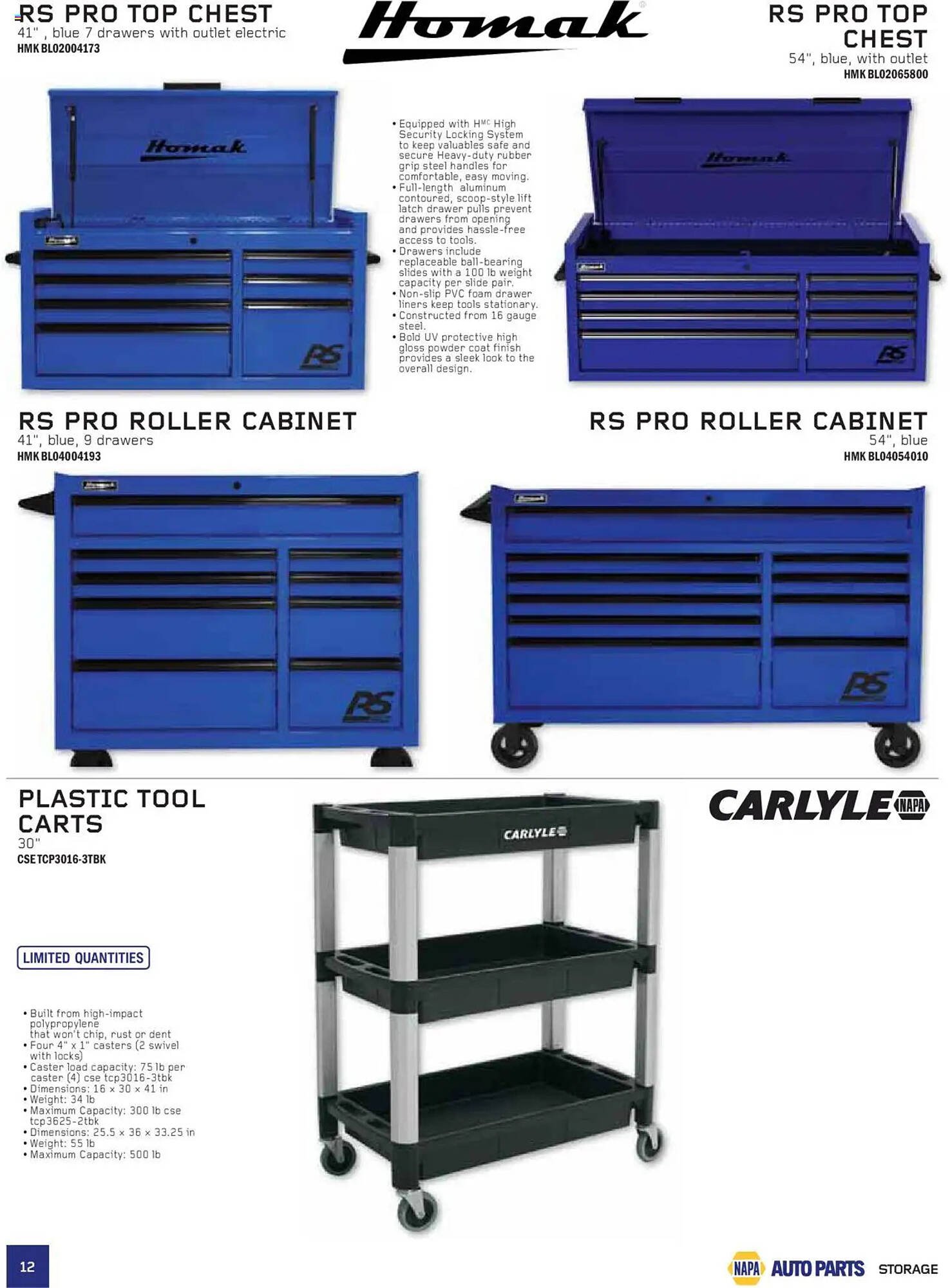 NAPA Auto Parts flyer