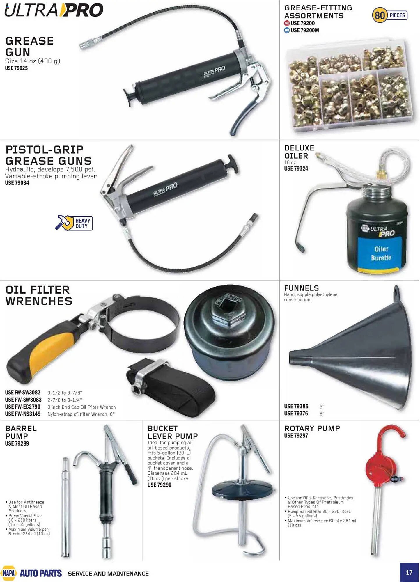 NAPA Auto Parts flyer