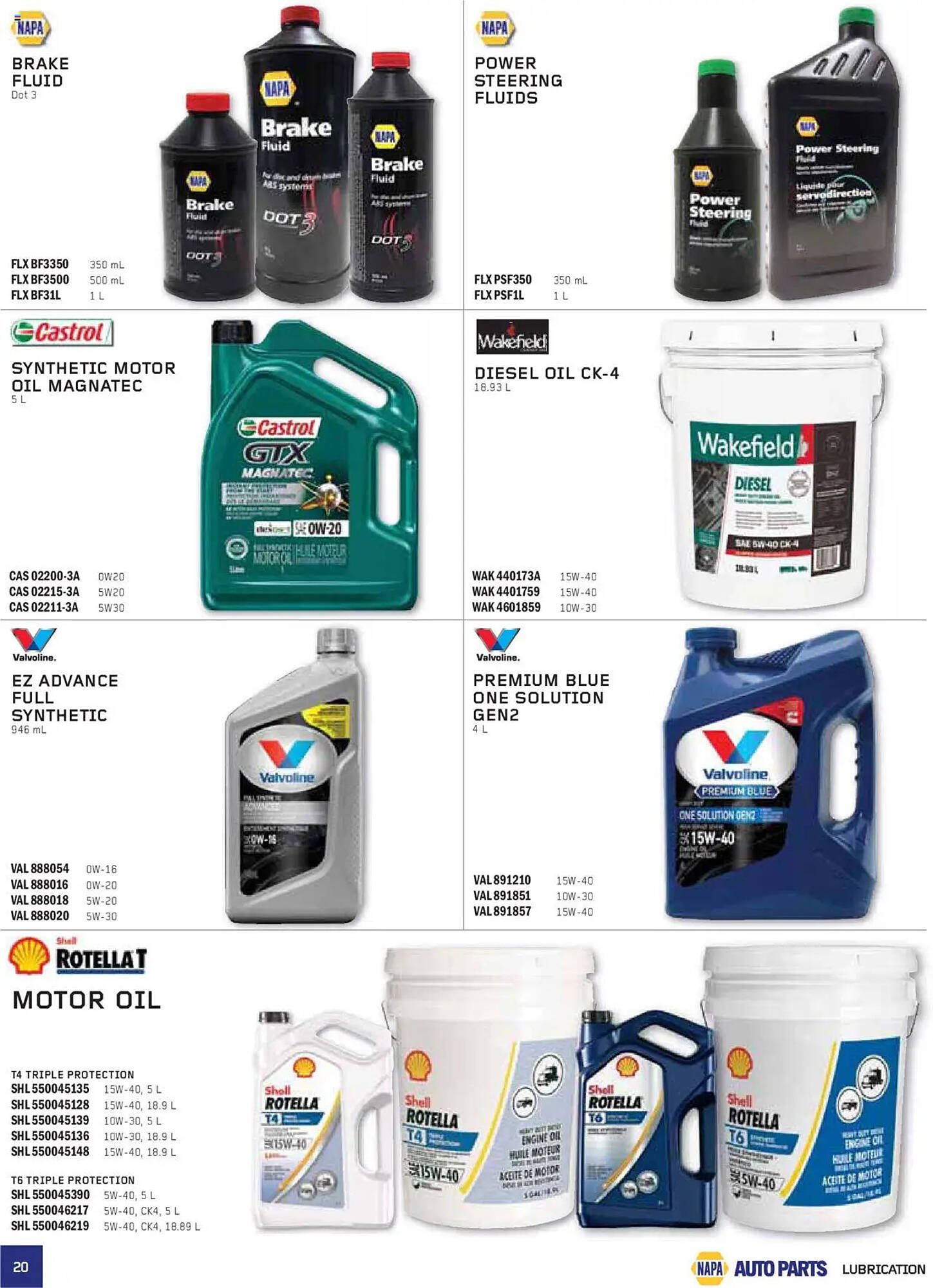 NAPA Auto Parts flyer