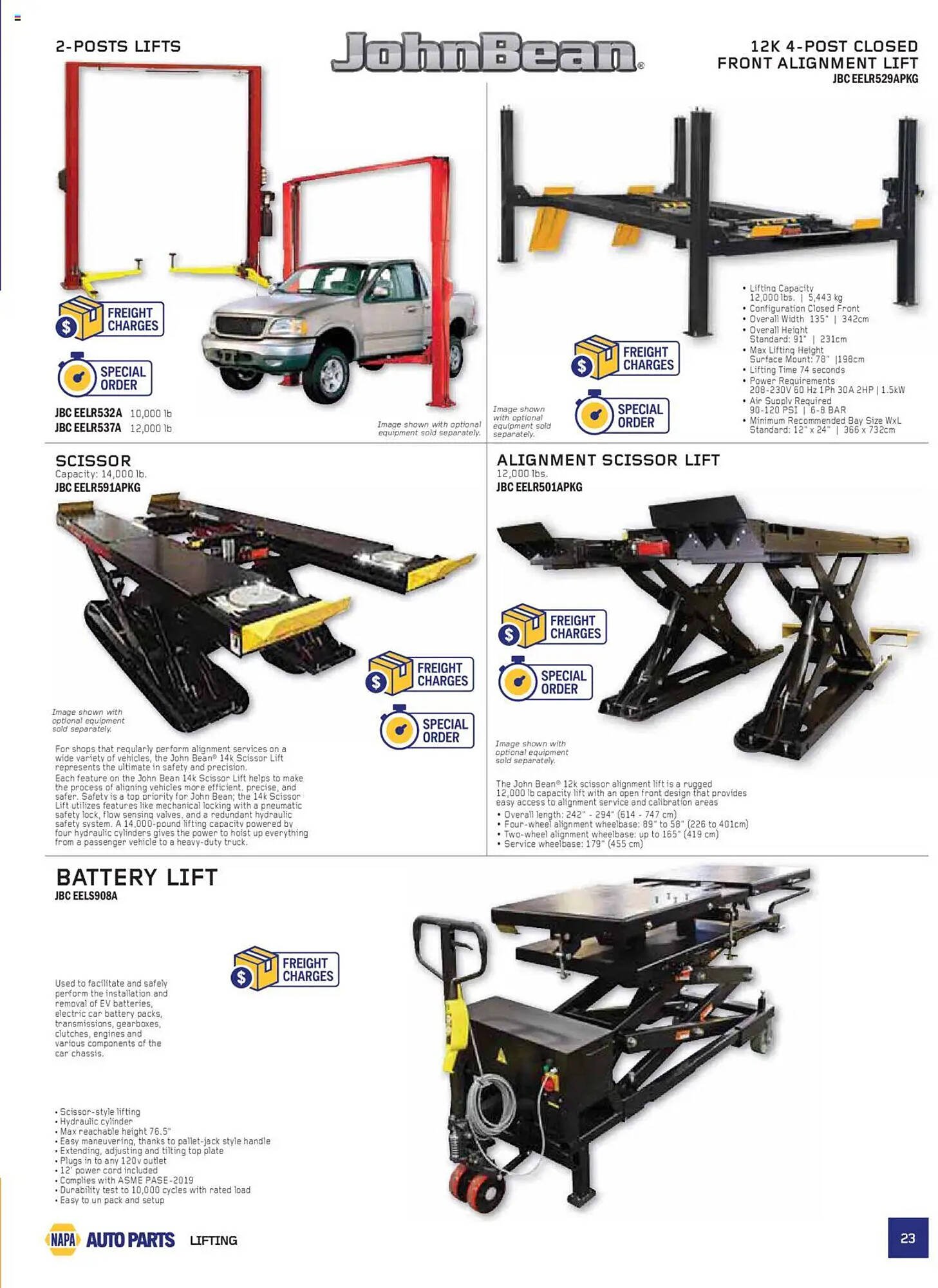 NAPA Auto Parts flyer