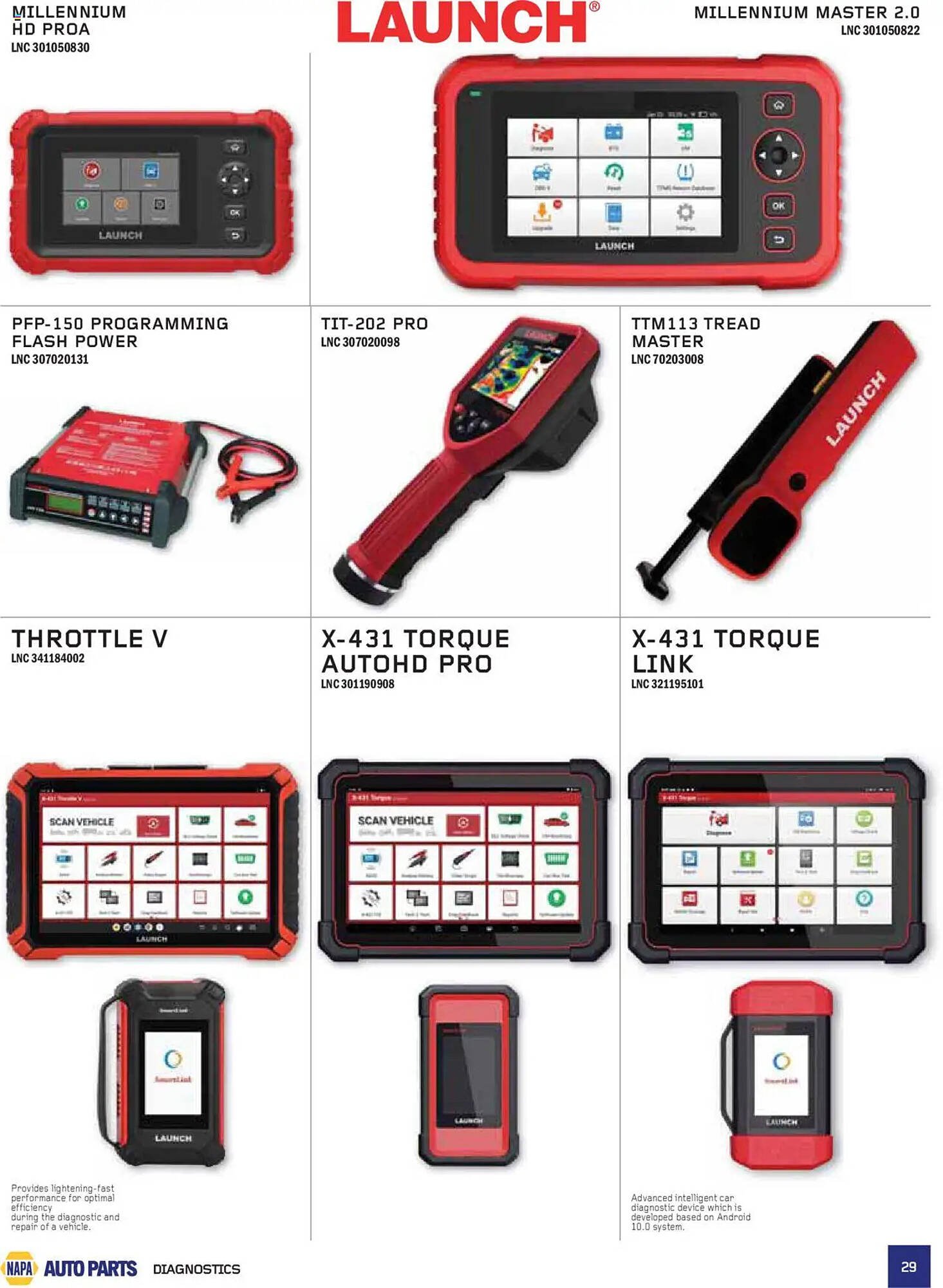 NAPA Auto Parts flyer