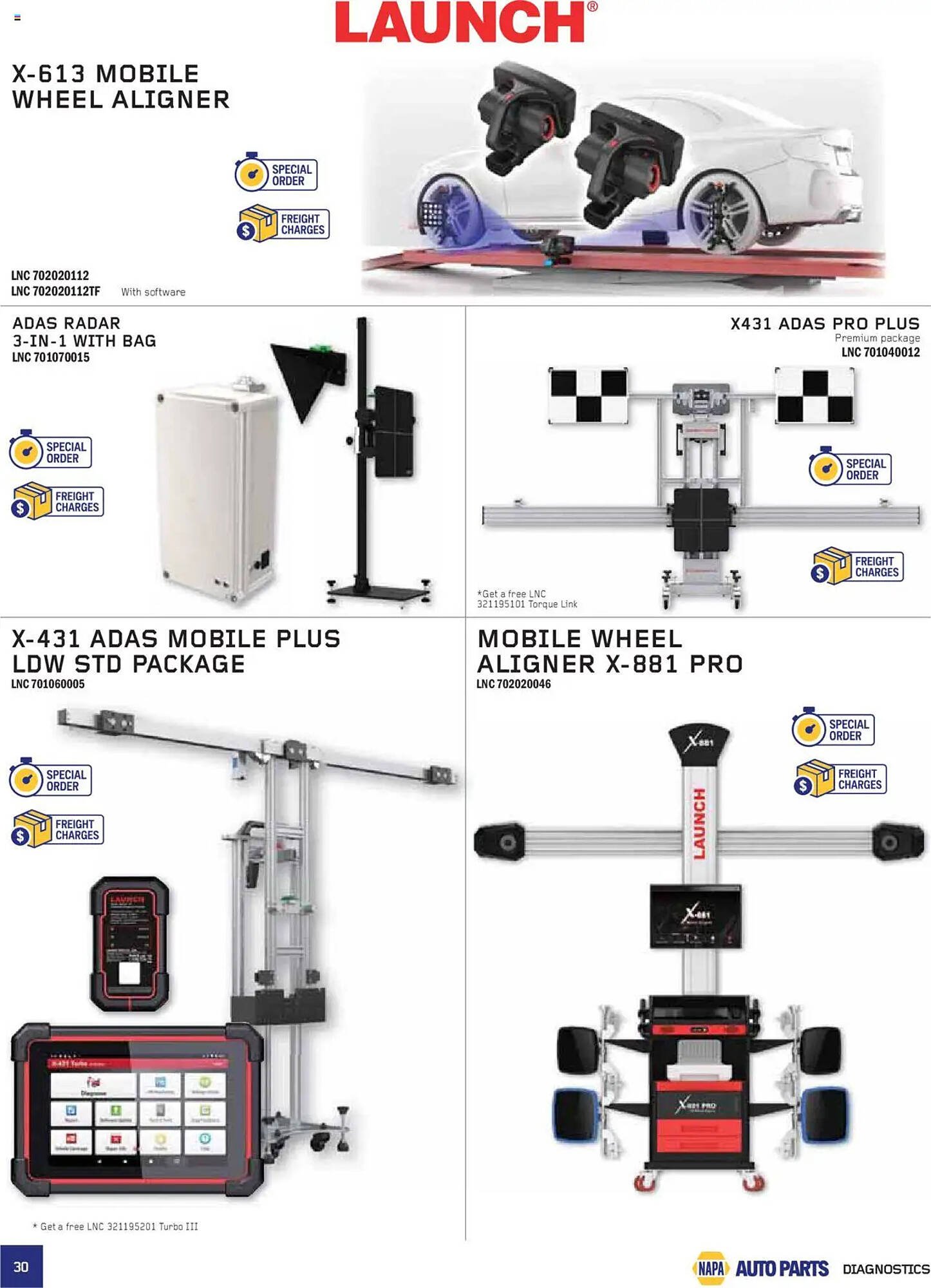 NAPA Auto Parts flyer