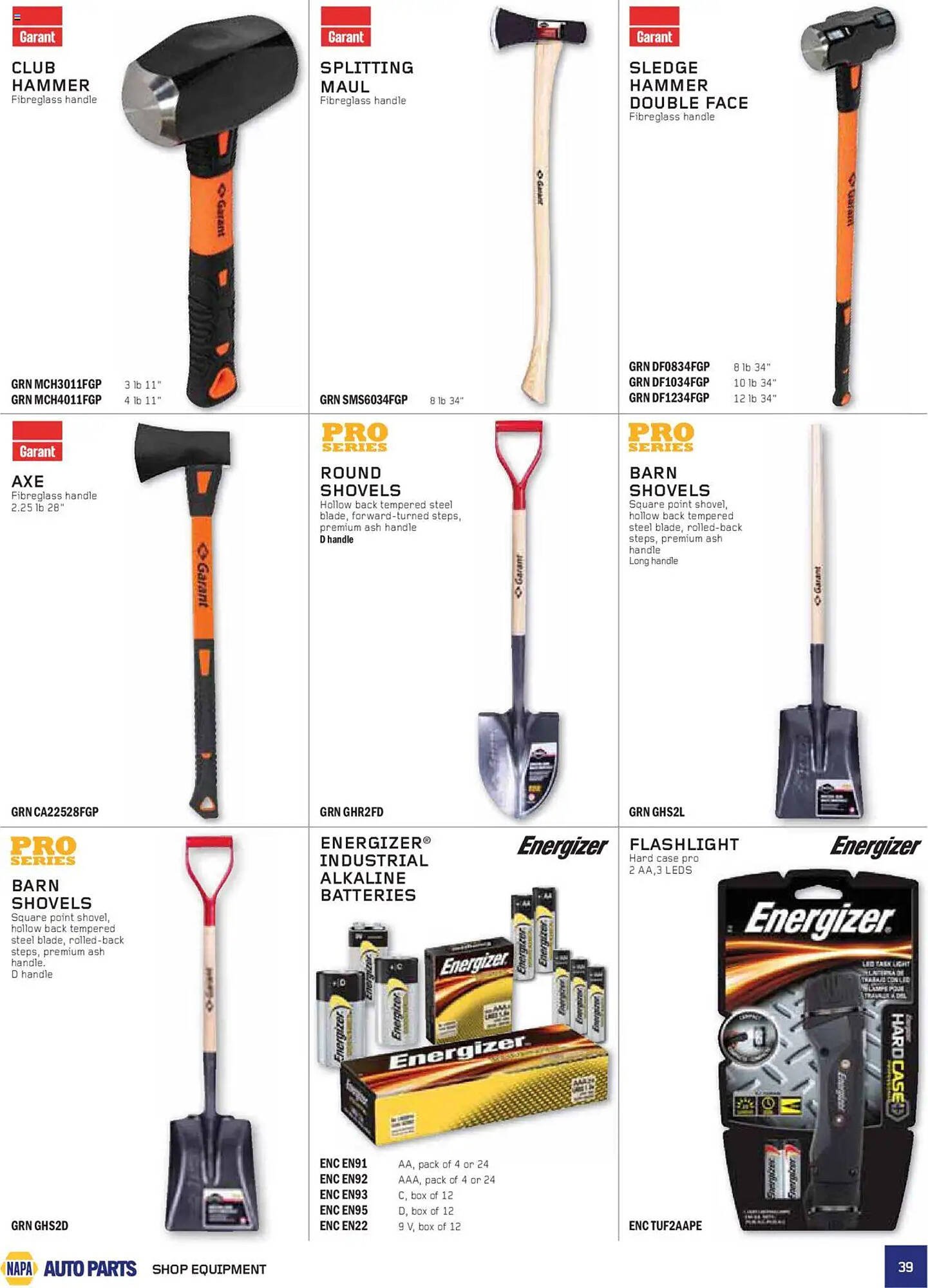 NAPA Auto Parts flyer