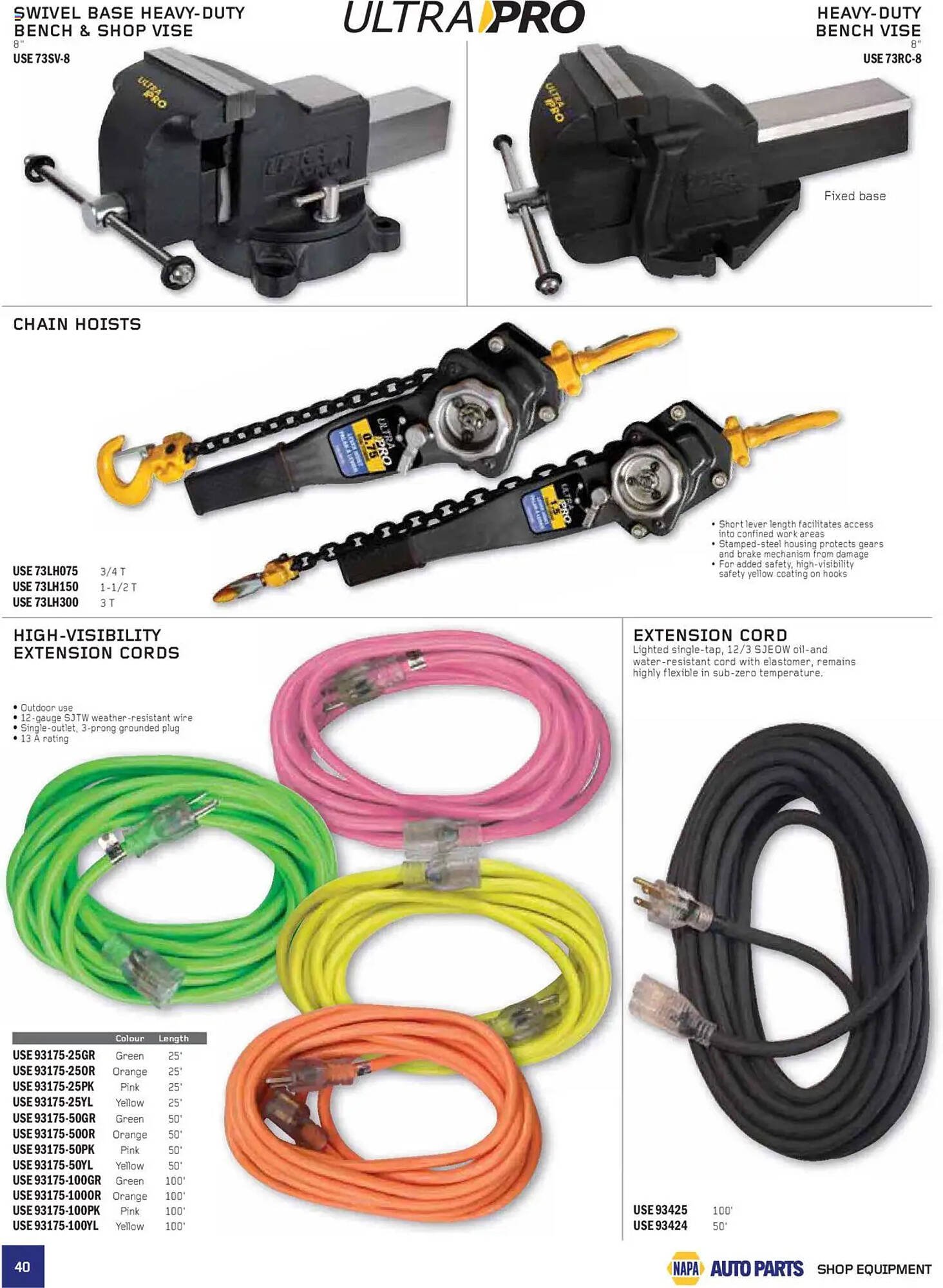 NAPA Auto Parts flyer