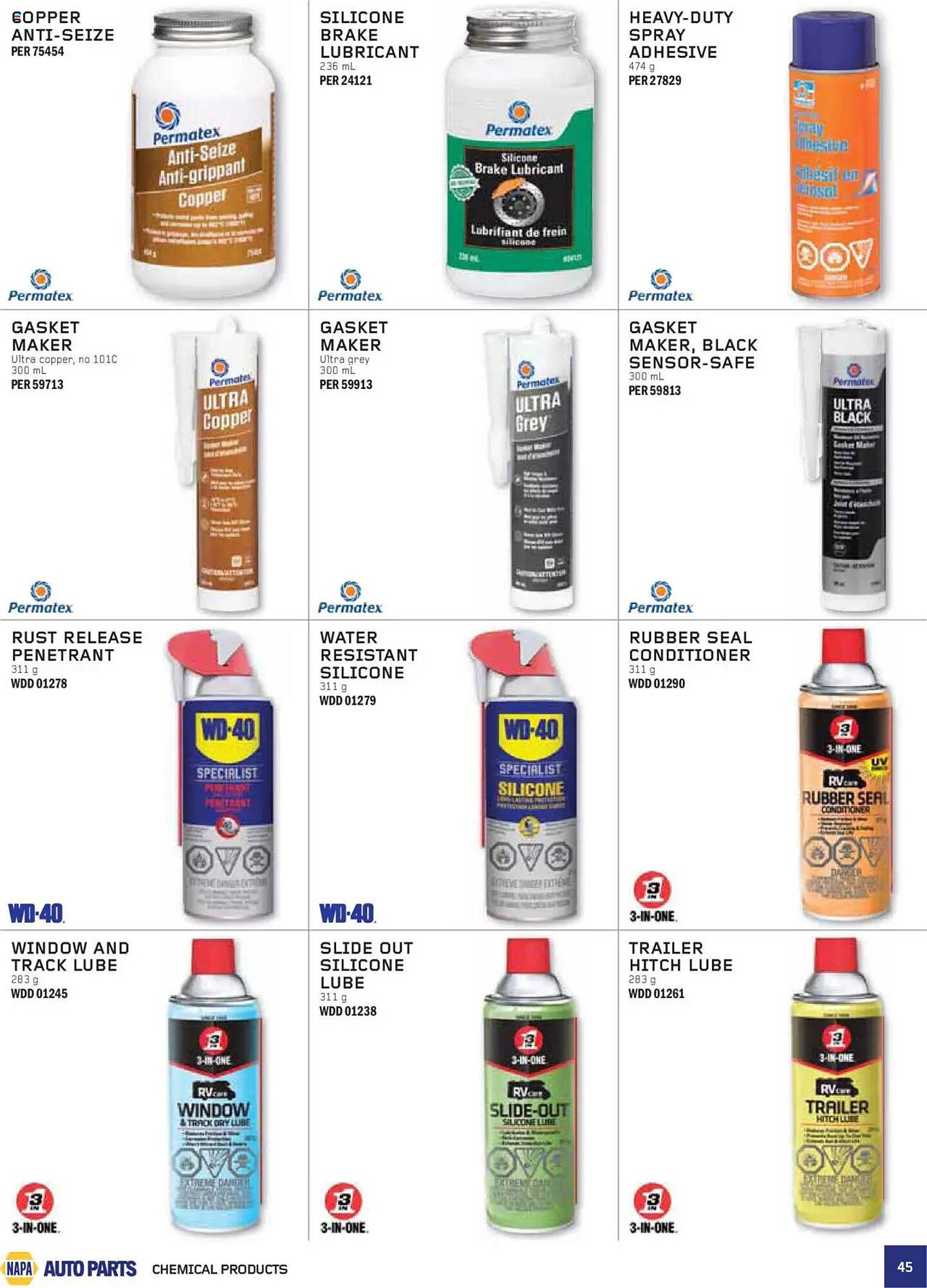 NAPA Auto Parts flyer