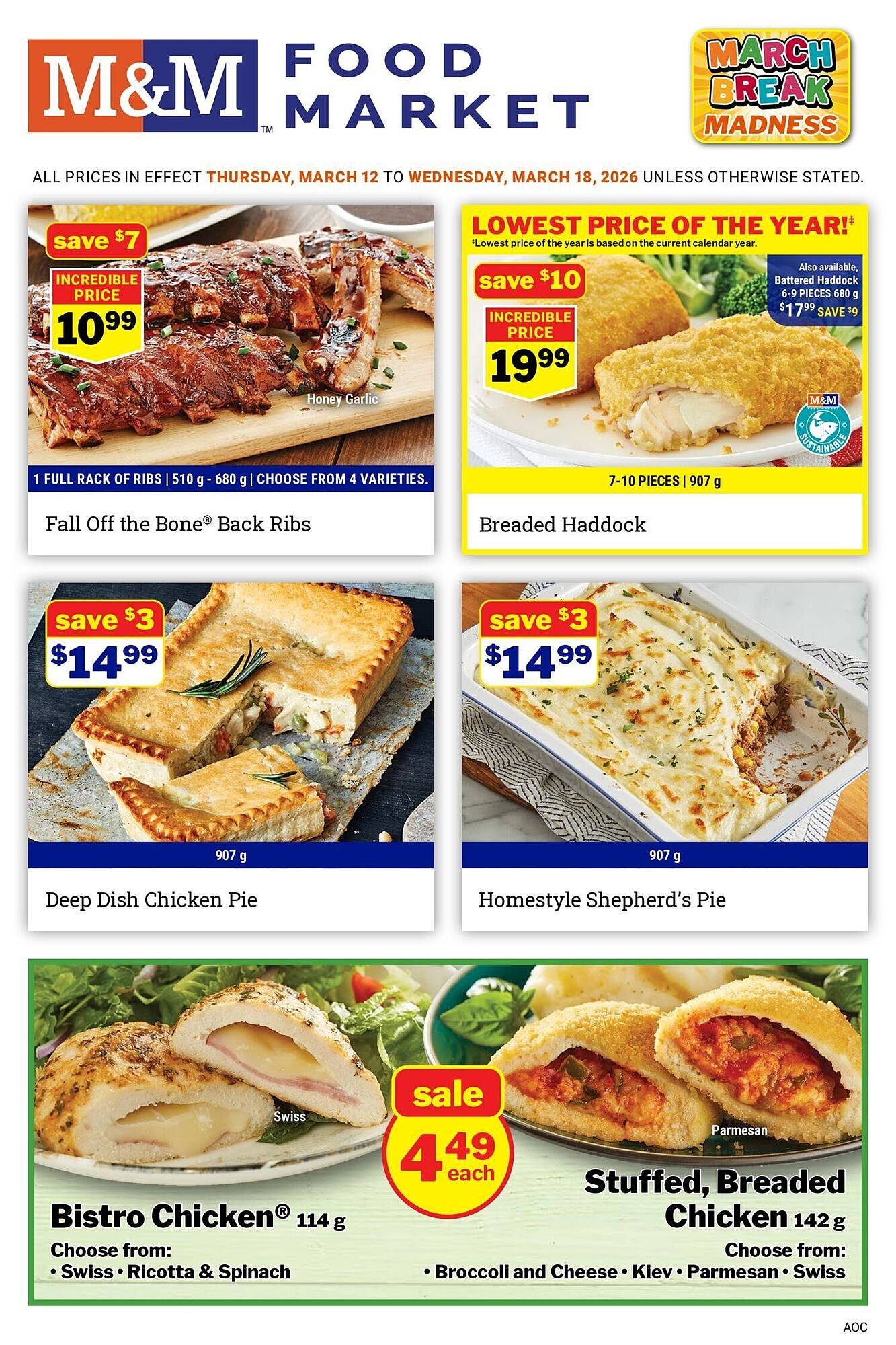 M &amp; M Food Market flyer (2026-03-12 - 2026-04-02) | 1