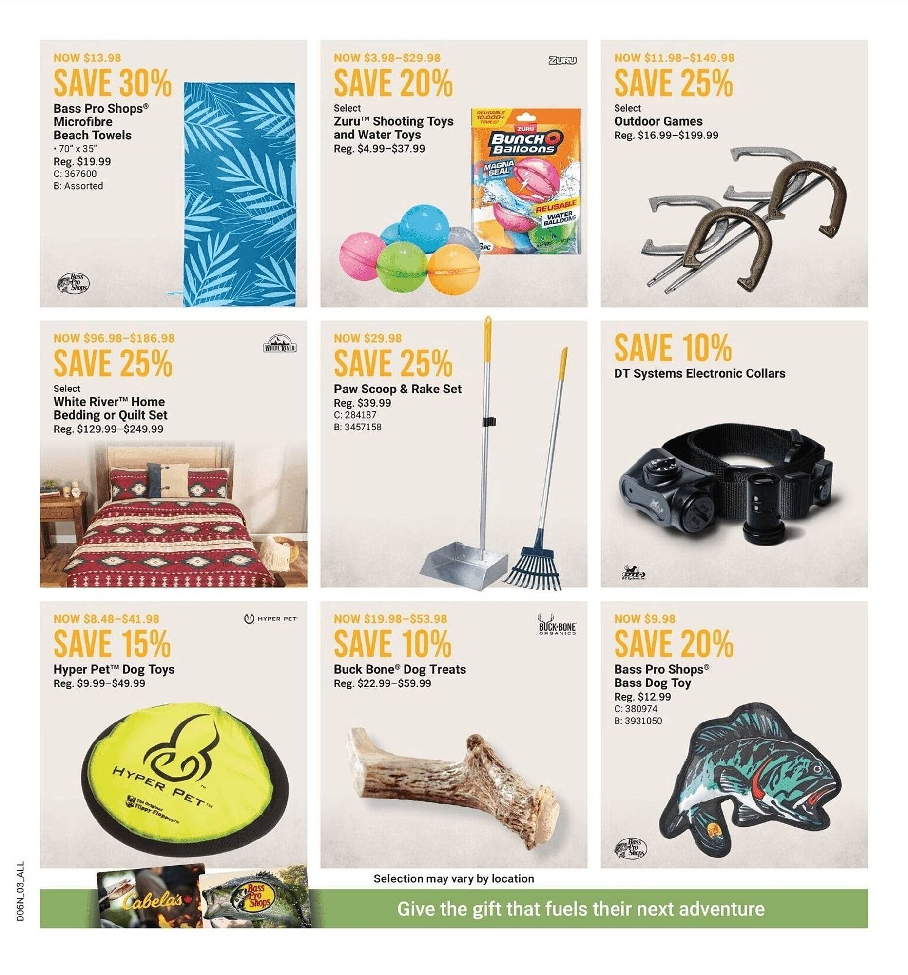 Cabela's flyer