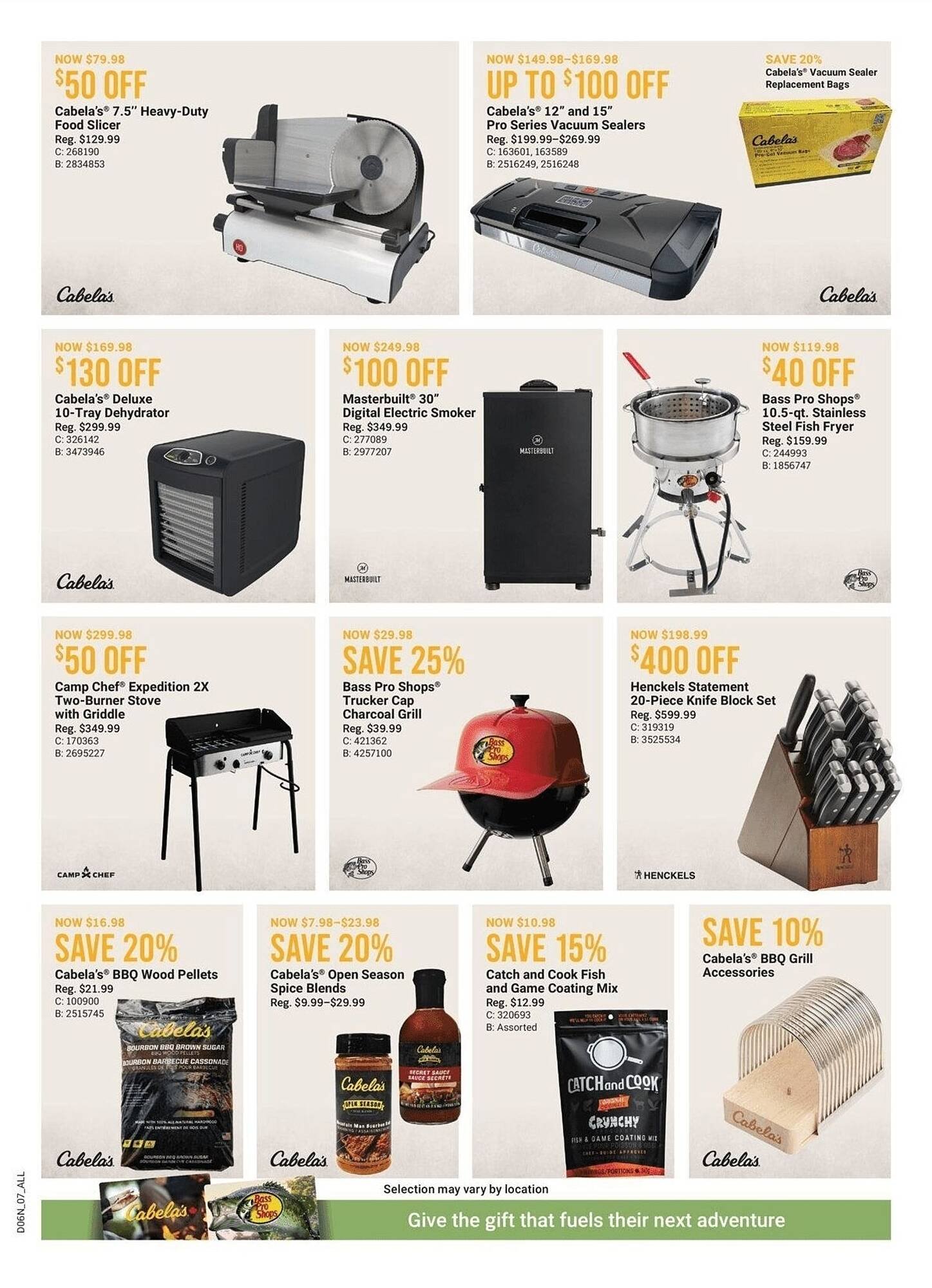 Cabela's flyer