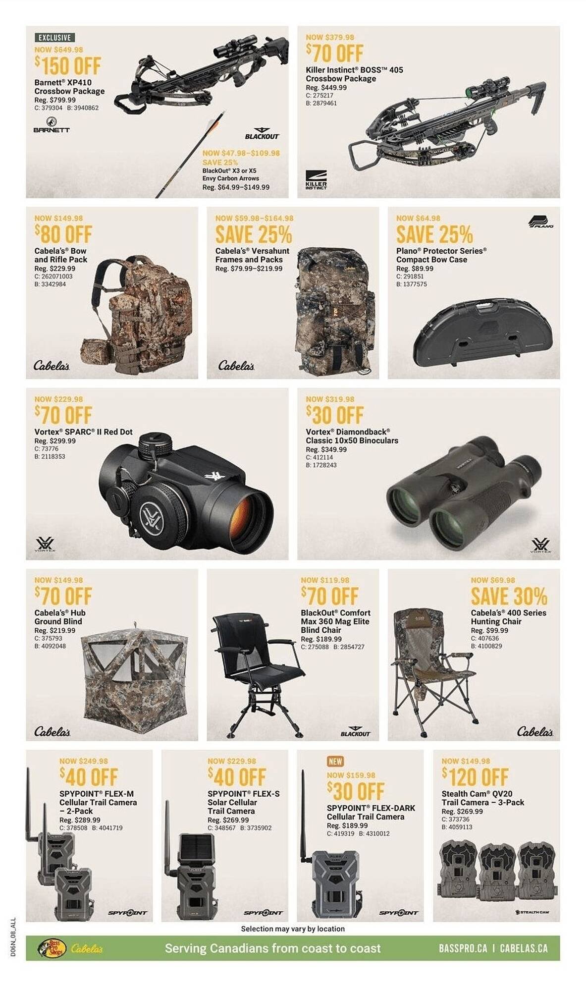 Cabela's flyer