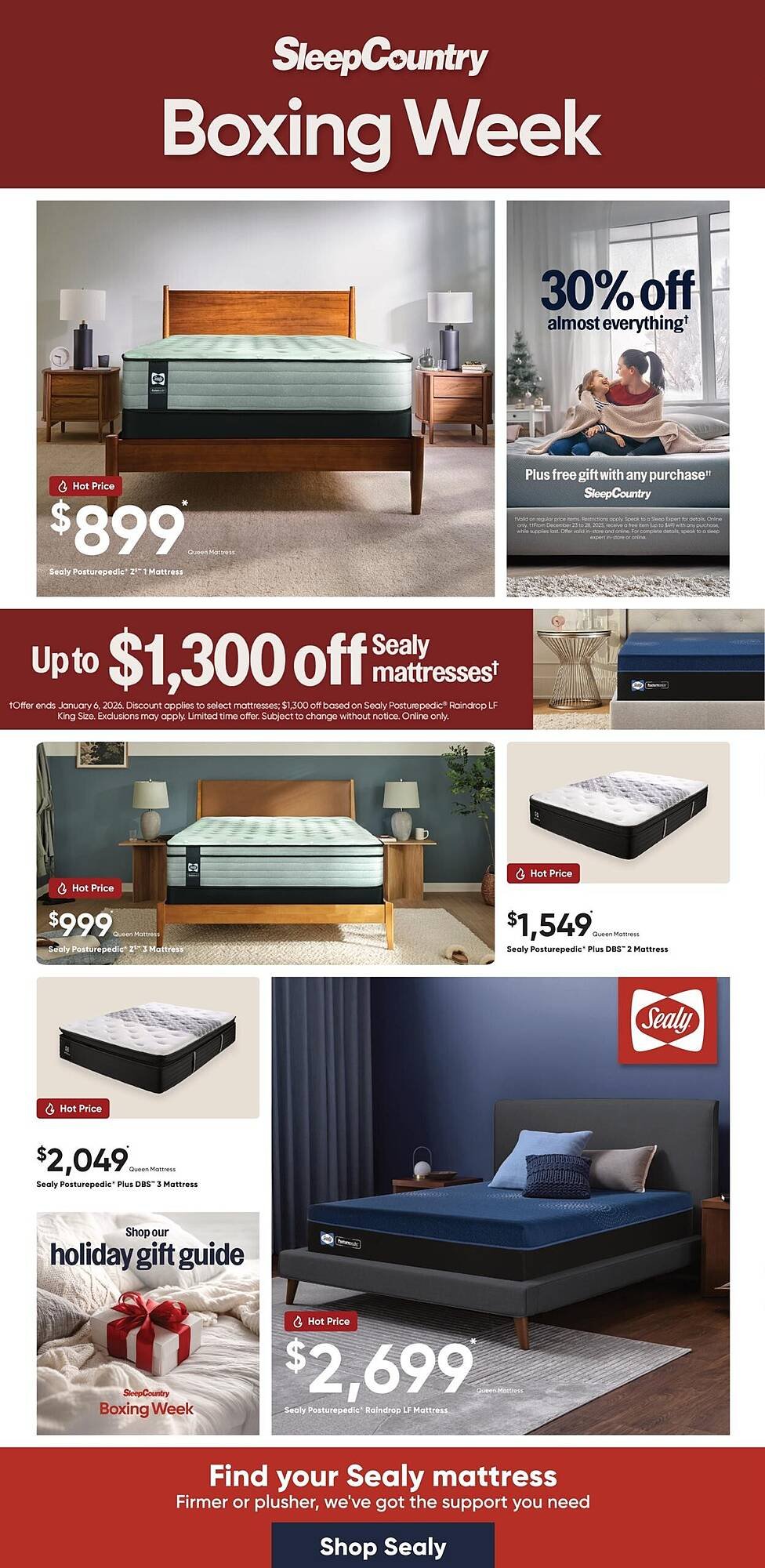 Sleep Country flyer (2025-12-23 - 2025-12-28) | 1